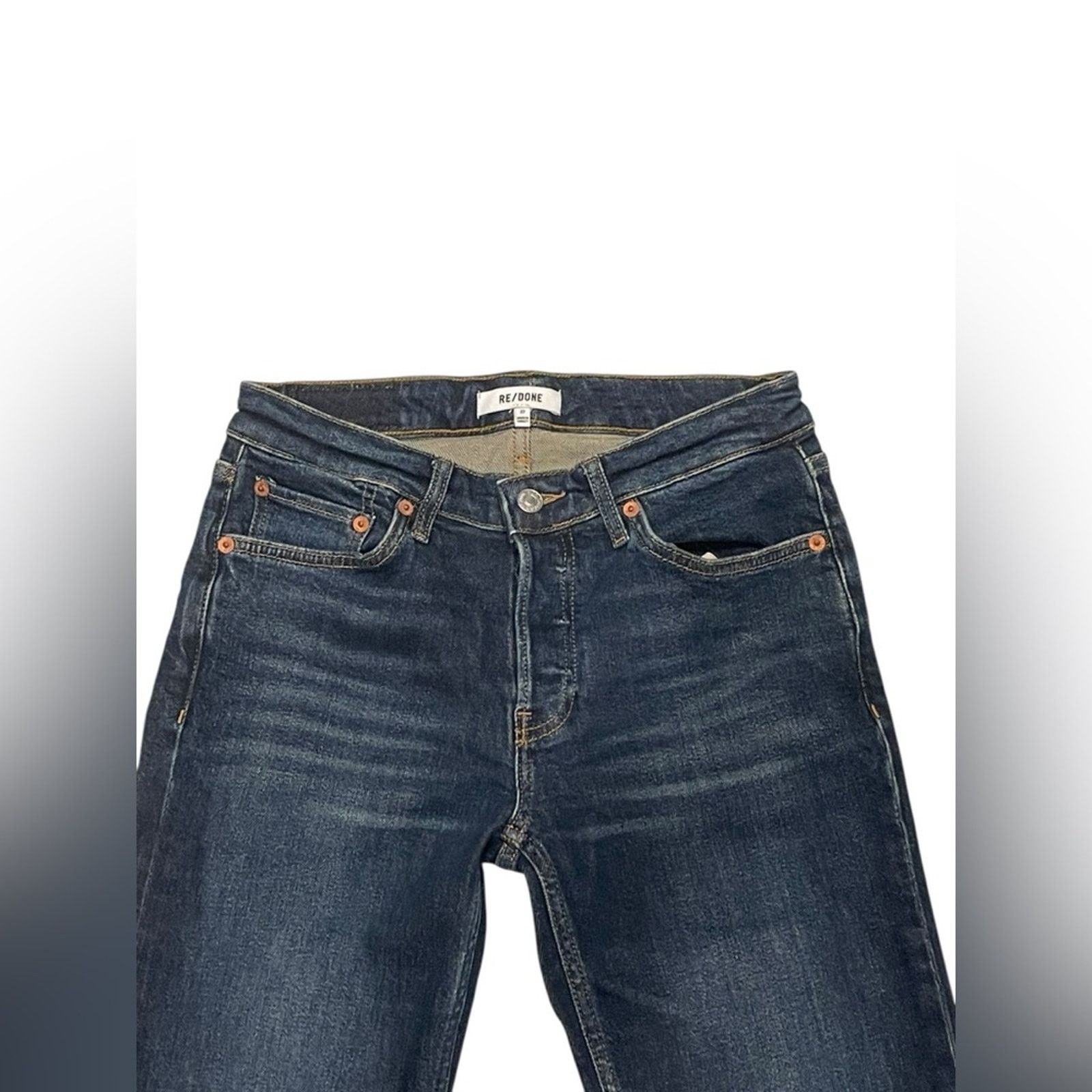 RE/DONE Re/Done Blue Straight Jeans Classic Denim Size:27 Size US 27 - 2 Thumbnail