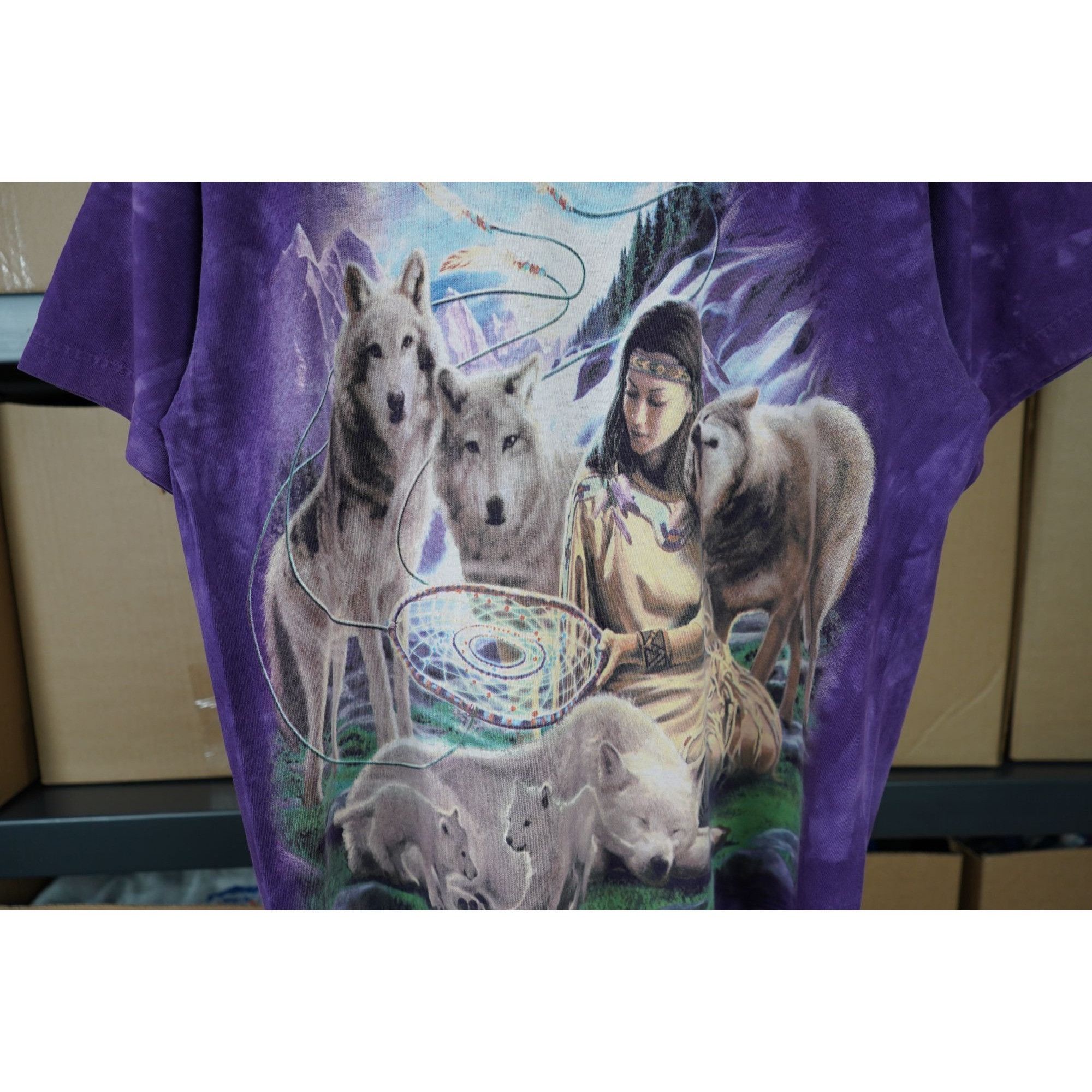 The Mountain × Vintage Vintage The Mountain Y2K First Nation Art Tshirt M #472 Size US M / EU 48-50 / 2 - 3 Thumbnail