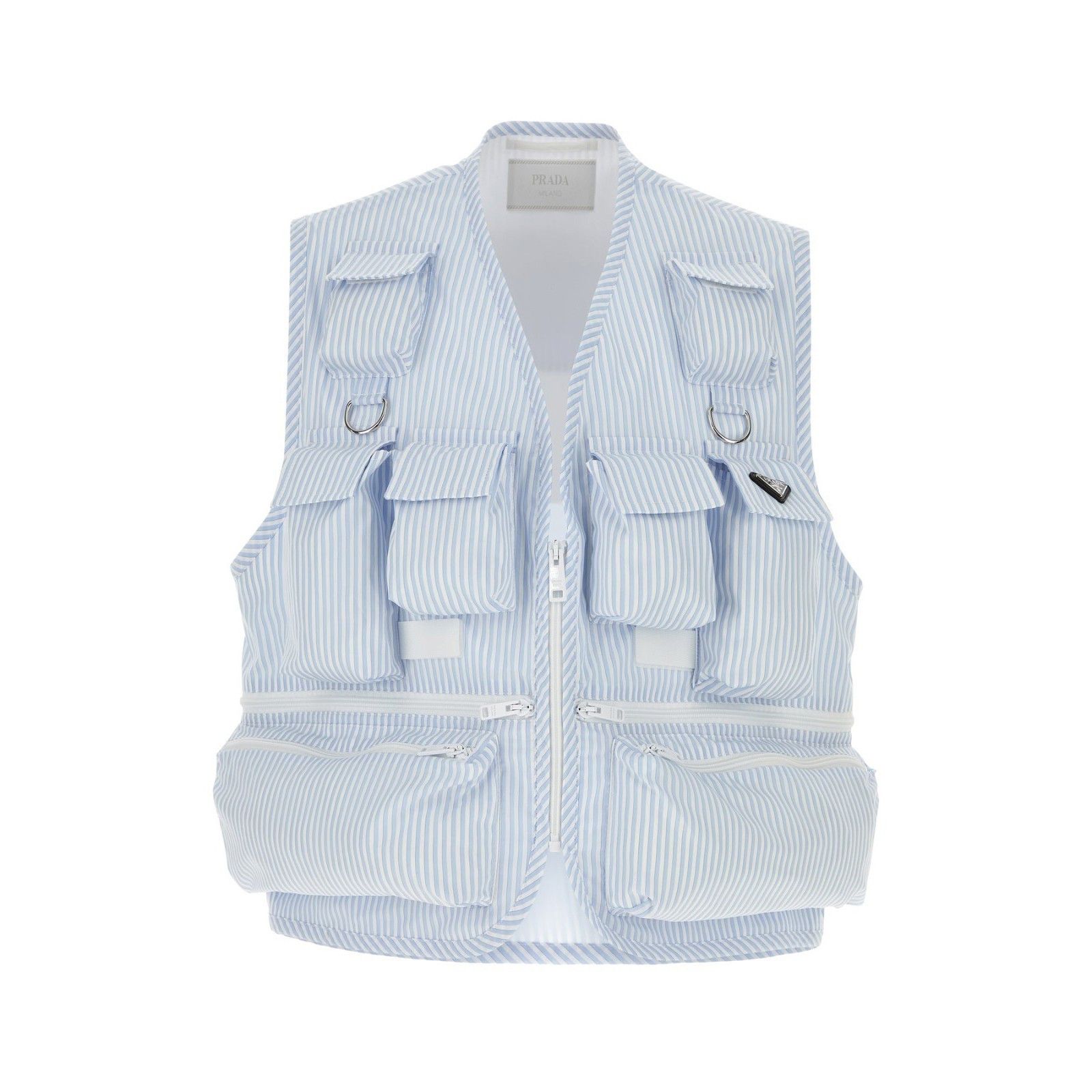 Prada PRADA Embroidered Poplin Vest New & Authentic (Men's size:L; Size US L / EU 52-54 / 3 - 1 Thumbnail