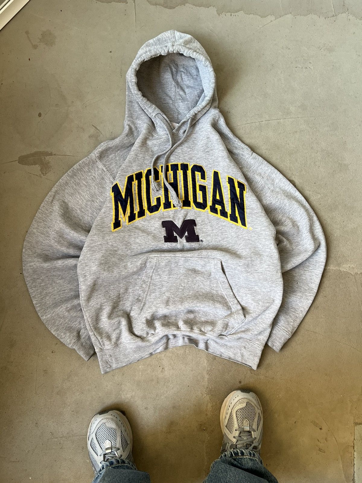 Vintage Vintage hoodie 90s Michigan reebok vintage Size US M / EU 48-50 / 2 - 1 Thumbnail