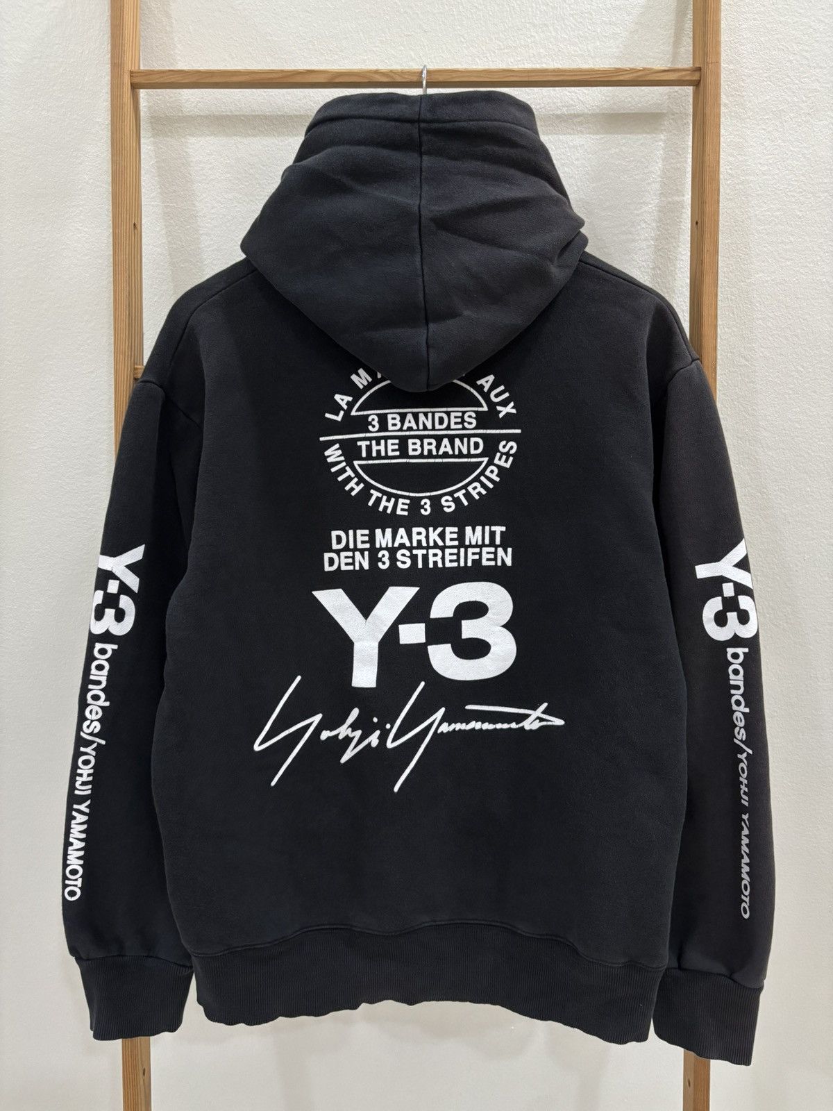 Yohji Yamamoto Y-3 Black Hoodie
