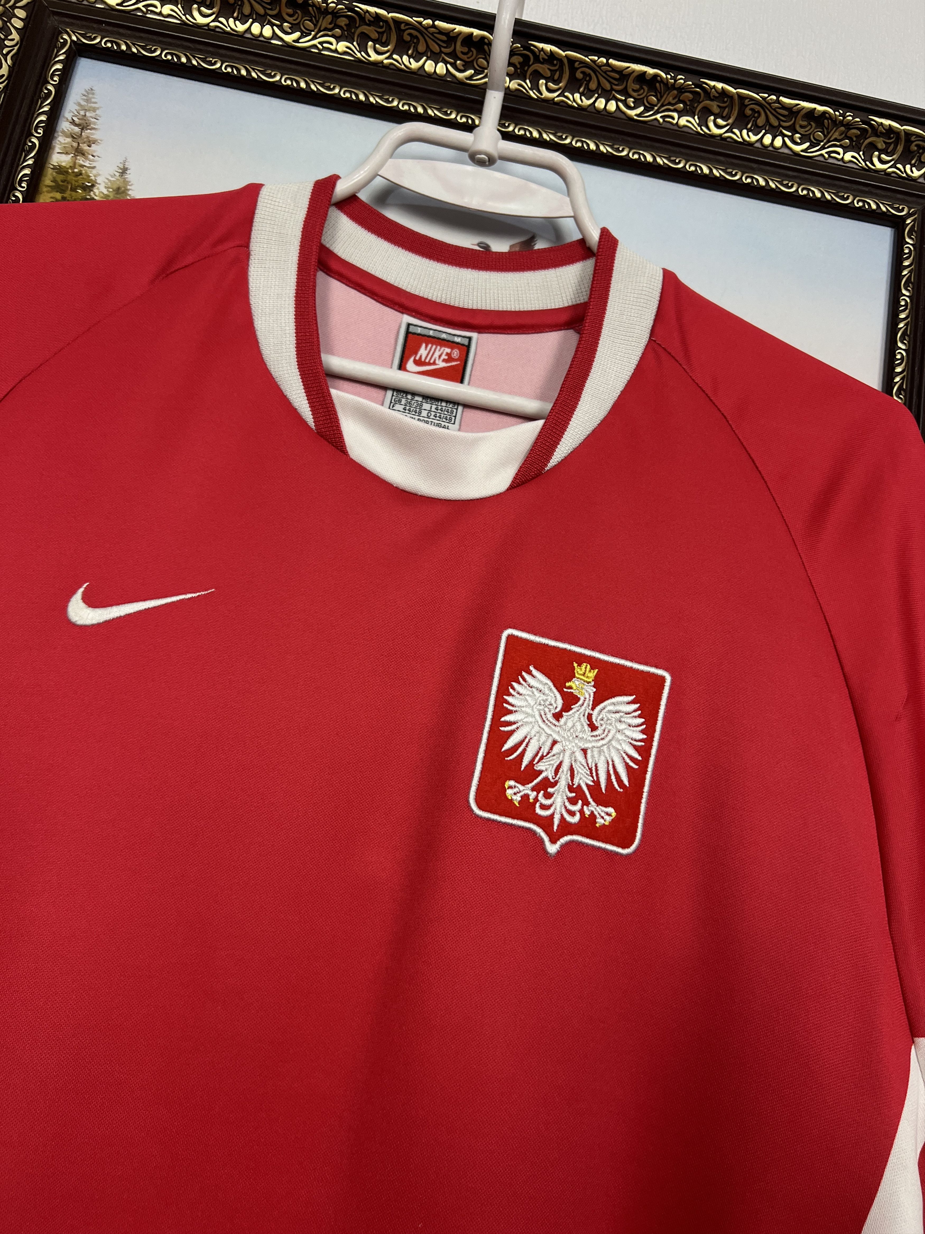 Nike Poland Away football shirt Soccer Jersey National Trikot Size US S / EU 44-46 / 1 - 3 Thumbnail