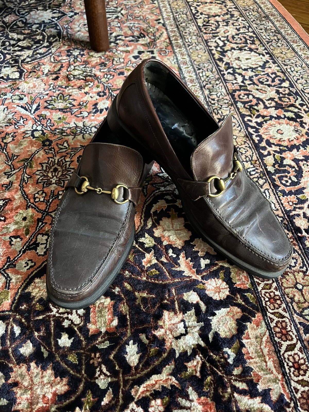 image of Vintage Gucci Horsebit Loafer in Brown, Men's (Size 7.5)