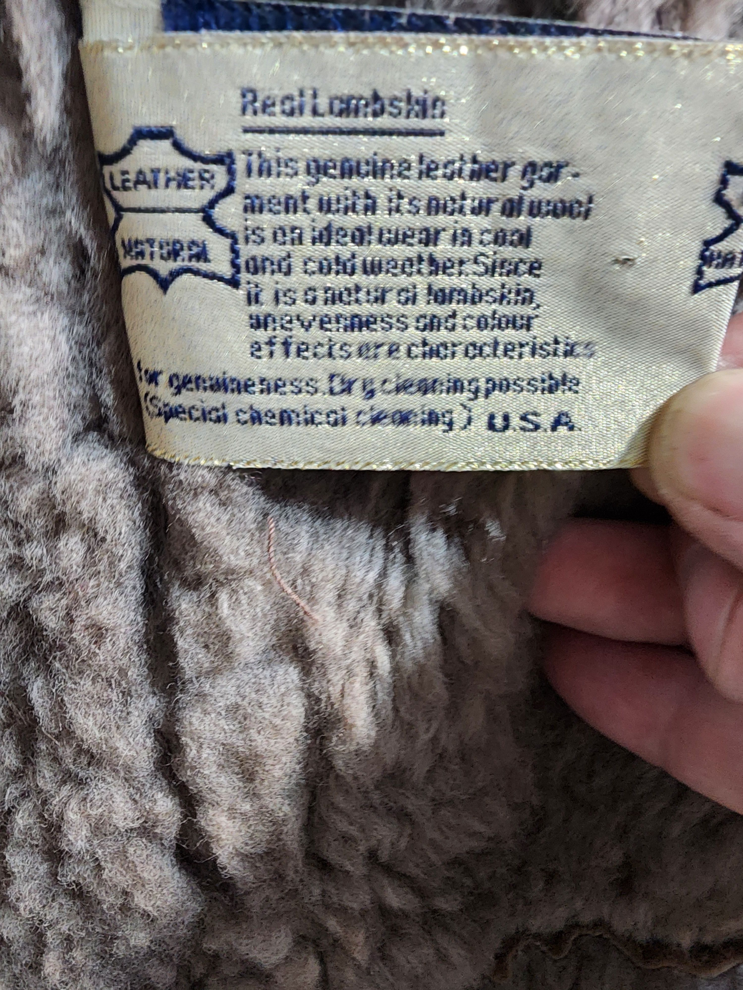 Furla Men's Brown Sheepskin Coat: Genuine Fur, Button Closure Size US XXL / EU 58 / 5 - 9 Thumbnail