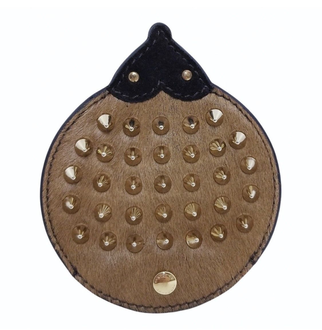 image of Burberry Coin Bag Key Holder Wallet in Brown, Men's