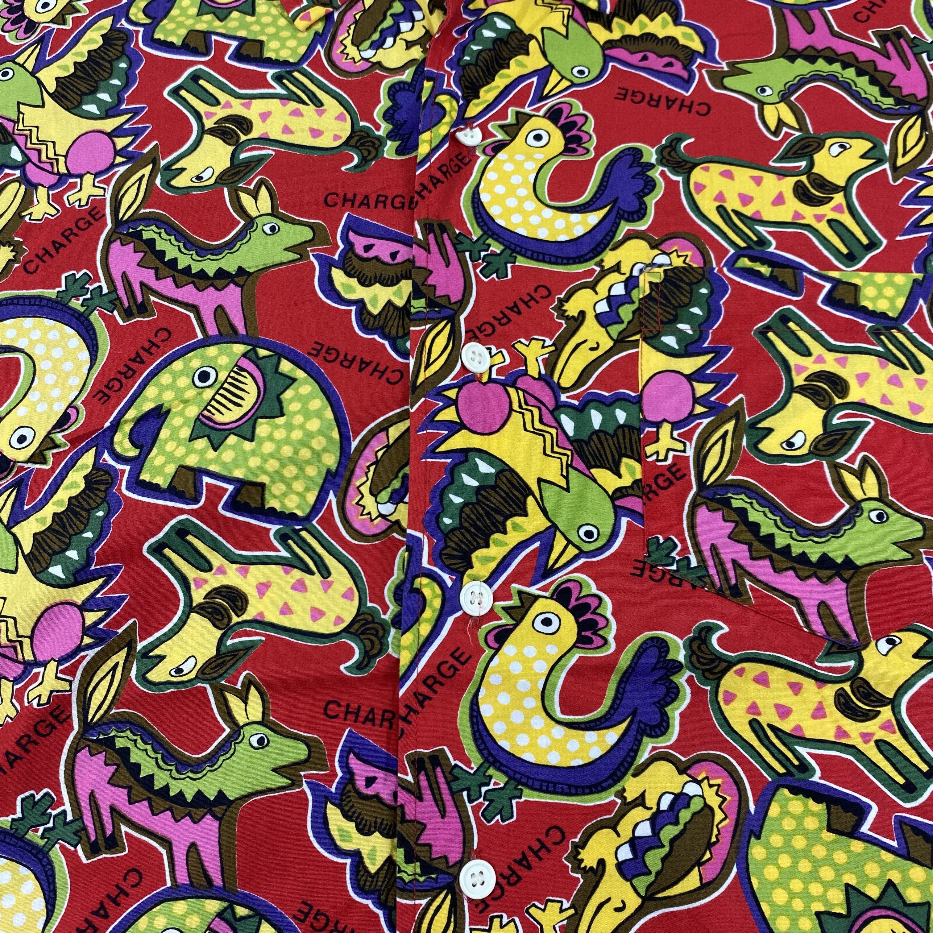 Japanese Brand Vintage Full Print Animal Pattern Button Up Shirt- J521 Size US L / EU 52-54 / 3 - 9 Thumbnail