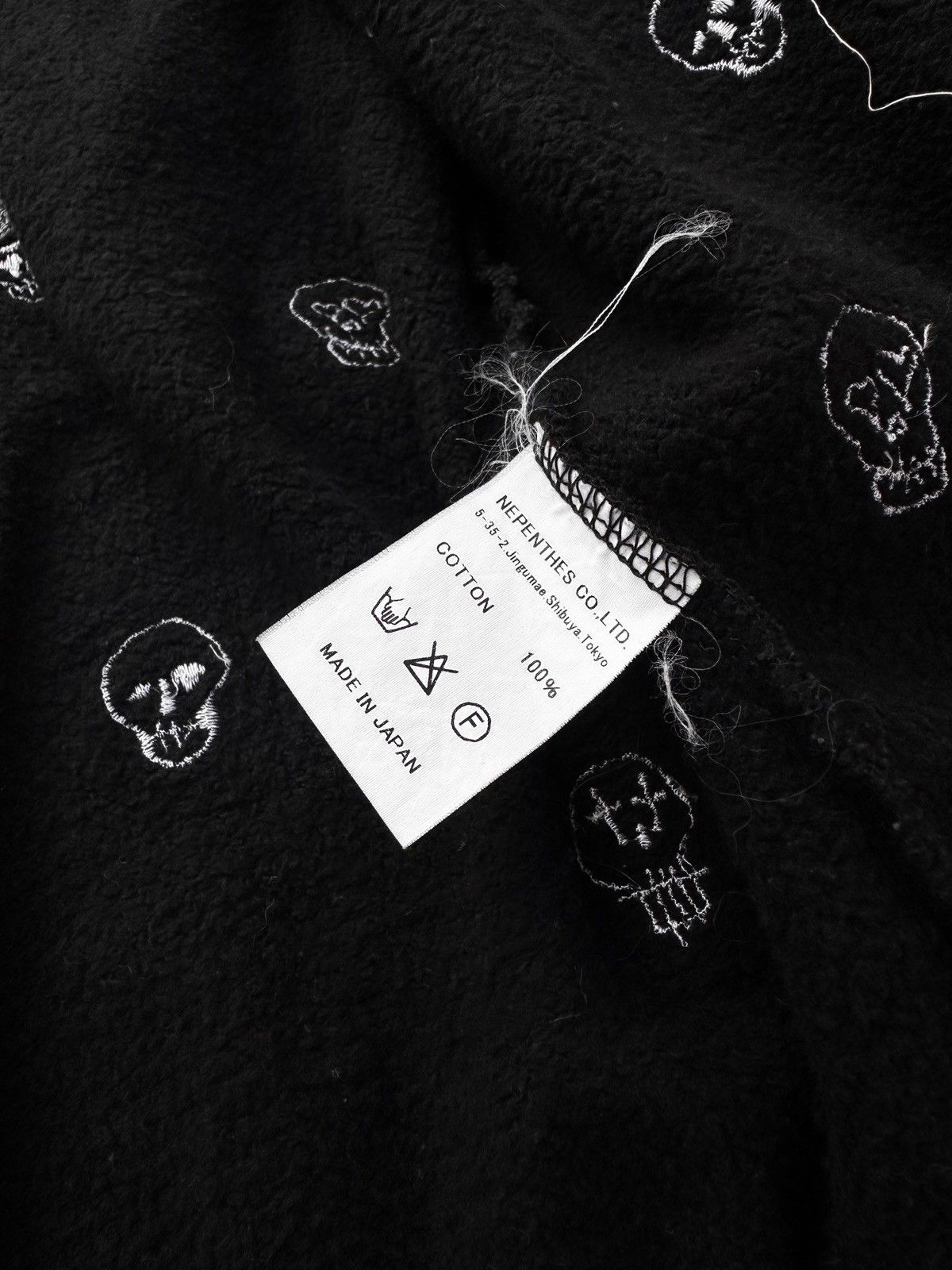 Needles × Number (N)ine Number(N)ine x Needles Skull Embroidered Zip Up Hoodie Size US S / EU 44-46 / 1 - 13 Thumbnail