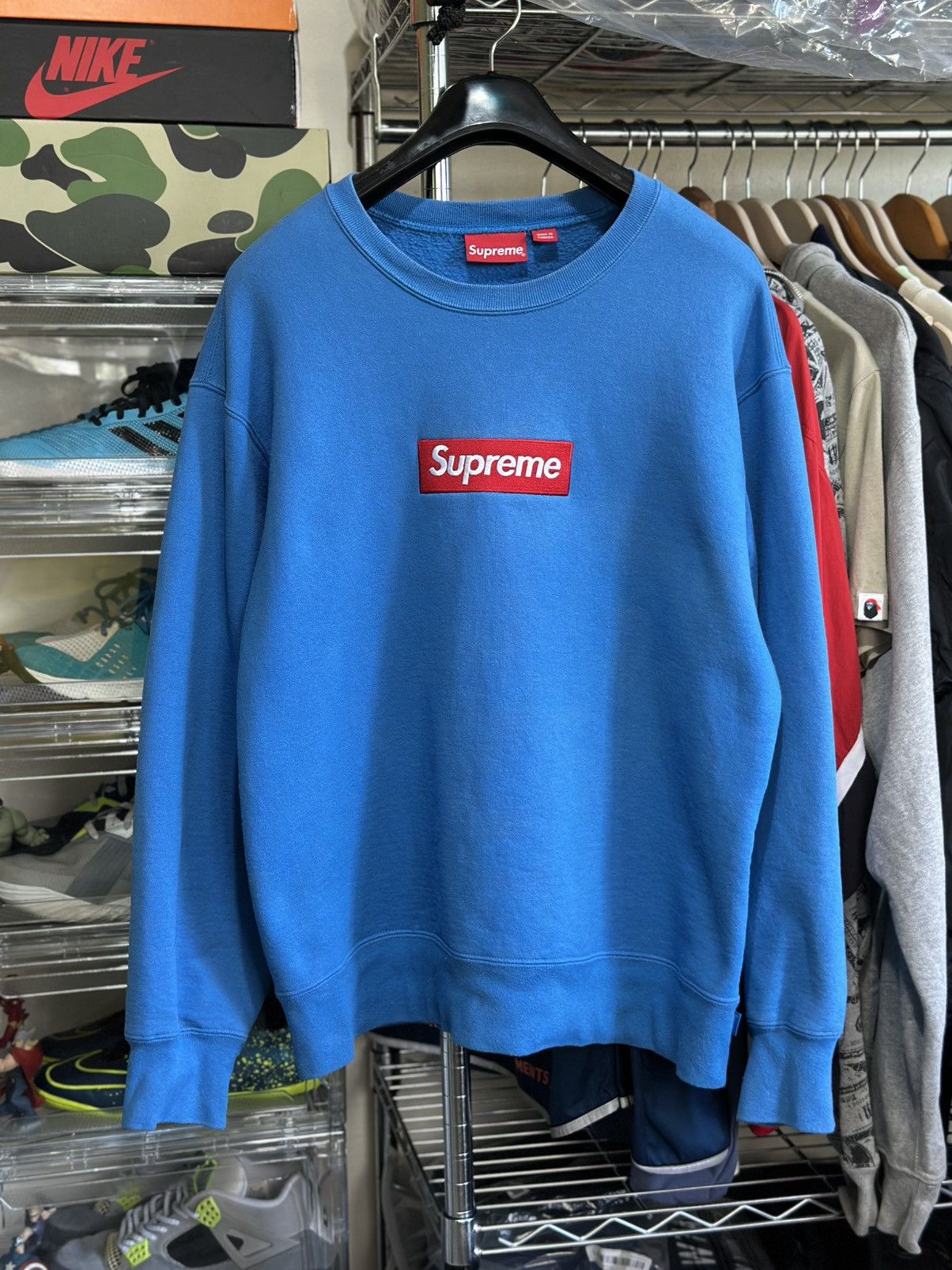 Supreme Supreme Box Logo Crewneck Sweatshirt FW22 | Grailed
