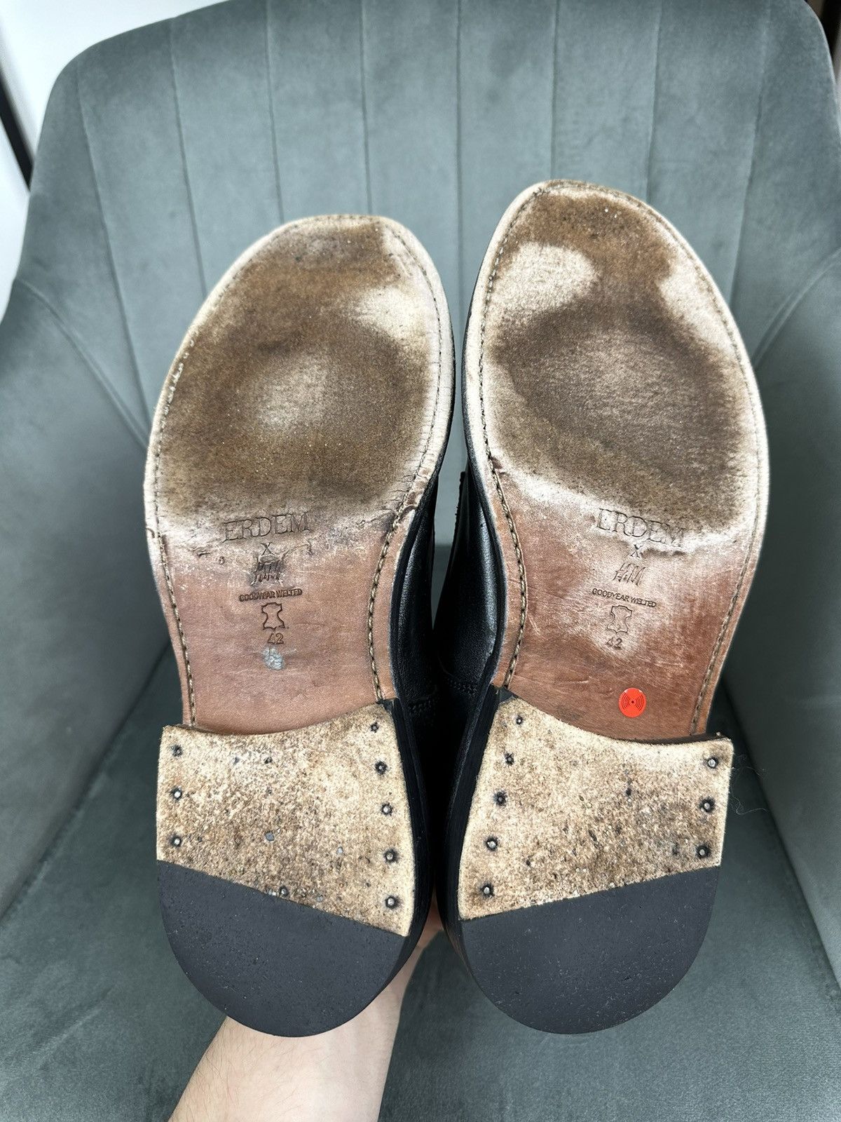 Erdem × H&M × If Six Was Nine ERDEM x H&M Perforated Derby Shoes Unisex Leather Brogues 42 Size US 9 / EU 42 - 16 Thumbnail