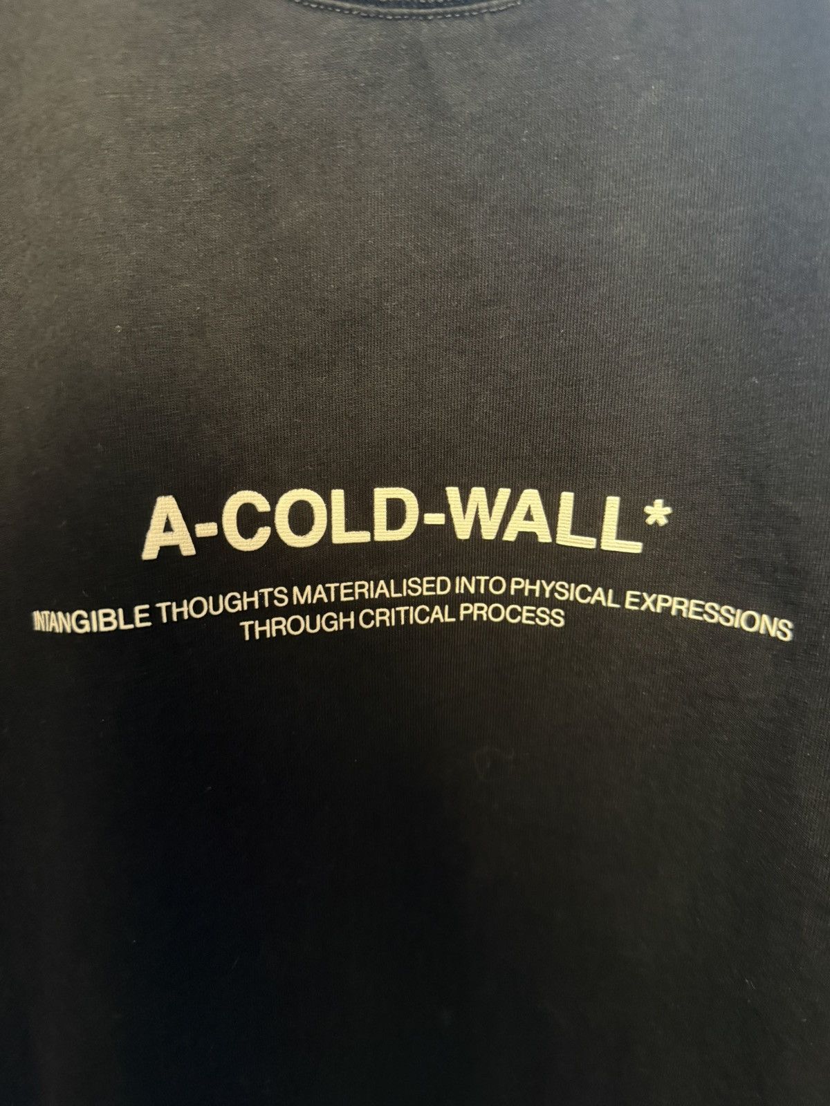 A-COLD-WALL* A-COLD-WALL* Logo Print Cotton T-Shirt Size US M / EU 48-50 / 2 - 8 Thumbnail