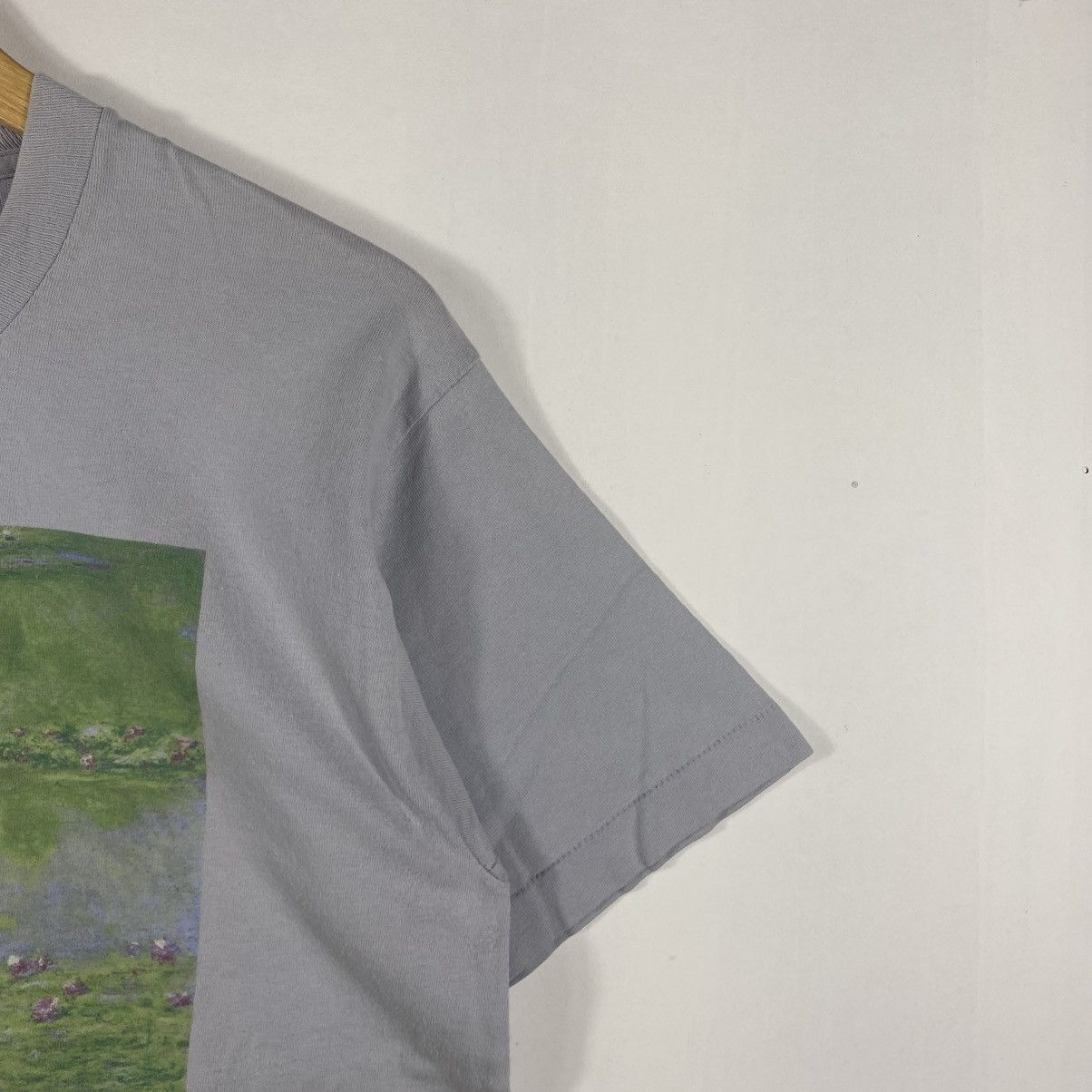 Vintage Vintage 90's MONET In The 20th Century Museum Art Tee Shirt Size US M / EU 48-50 / 2 - 6 Thumbnail