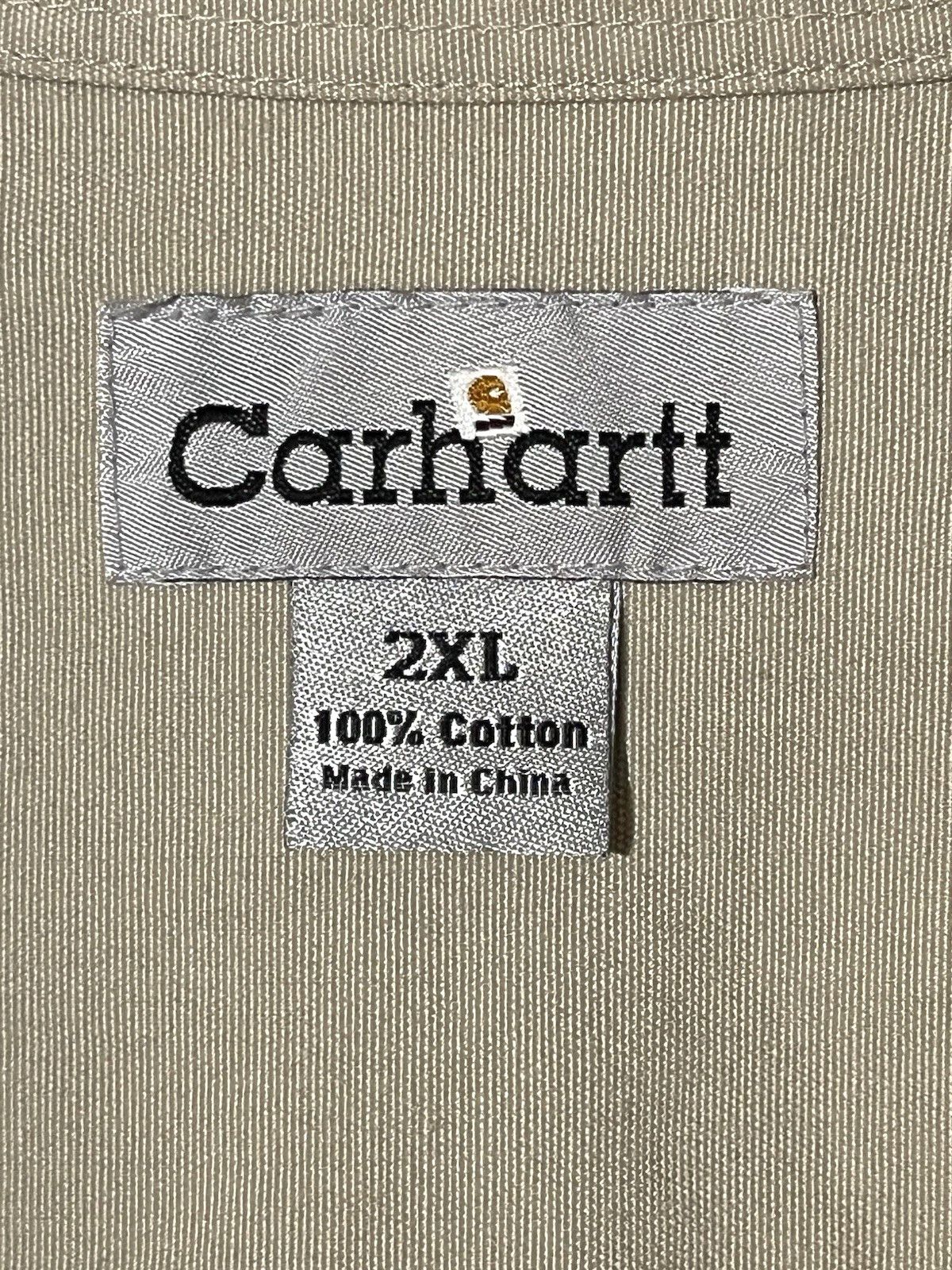 Carhartt Carhartt Canvas Shirt Overshirt Shacket Size US XXL / EU 58 / 5 - 3 Thumbnail