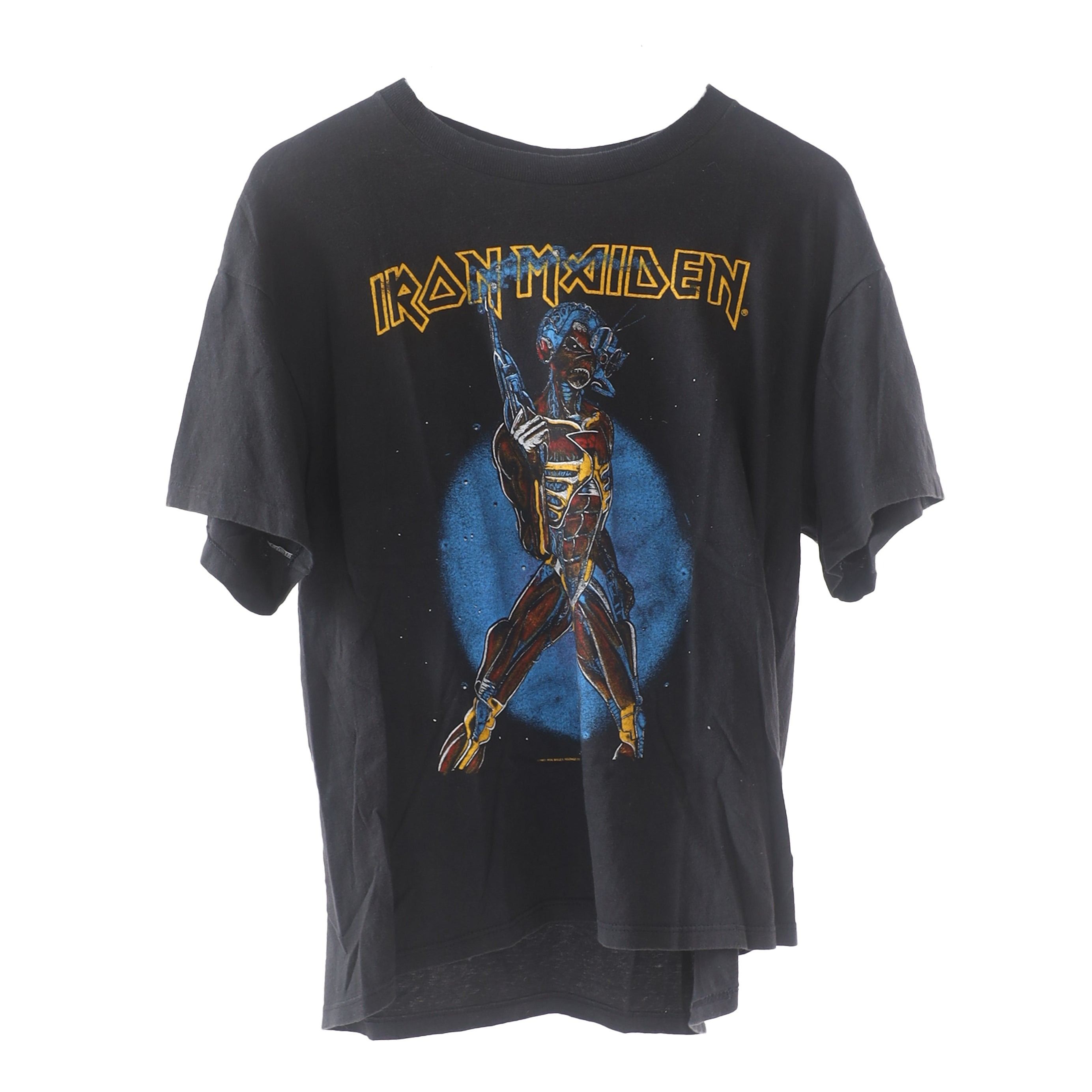 Vintage Vintage Iron Maiden Spring Field 87' Tour Tee Size US L / EU 52-54 / 3 - 3 Thumbnail