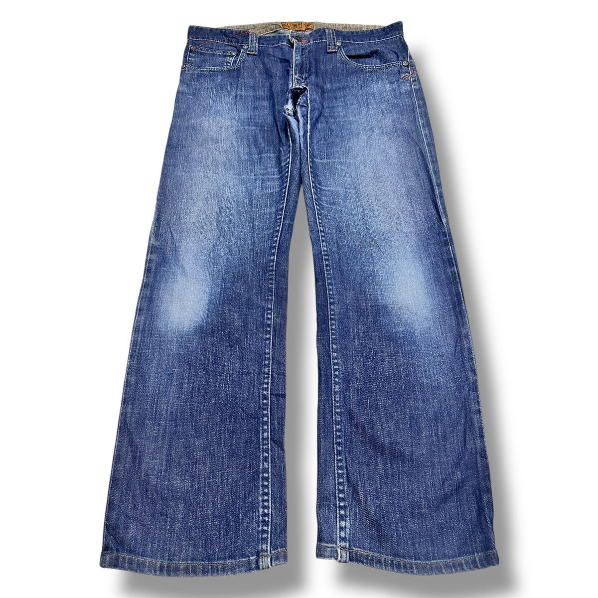 Japanese Brand Corsini Italia Jeans With Baggy Loose & Faded Wash Size US 36 / EU 52 - 1 Thumbnail