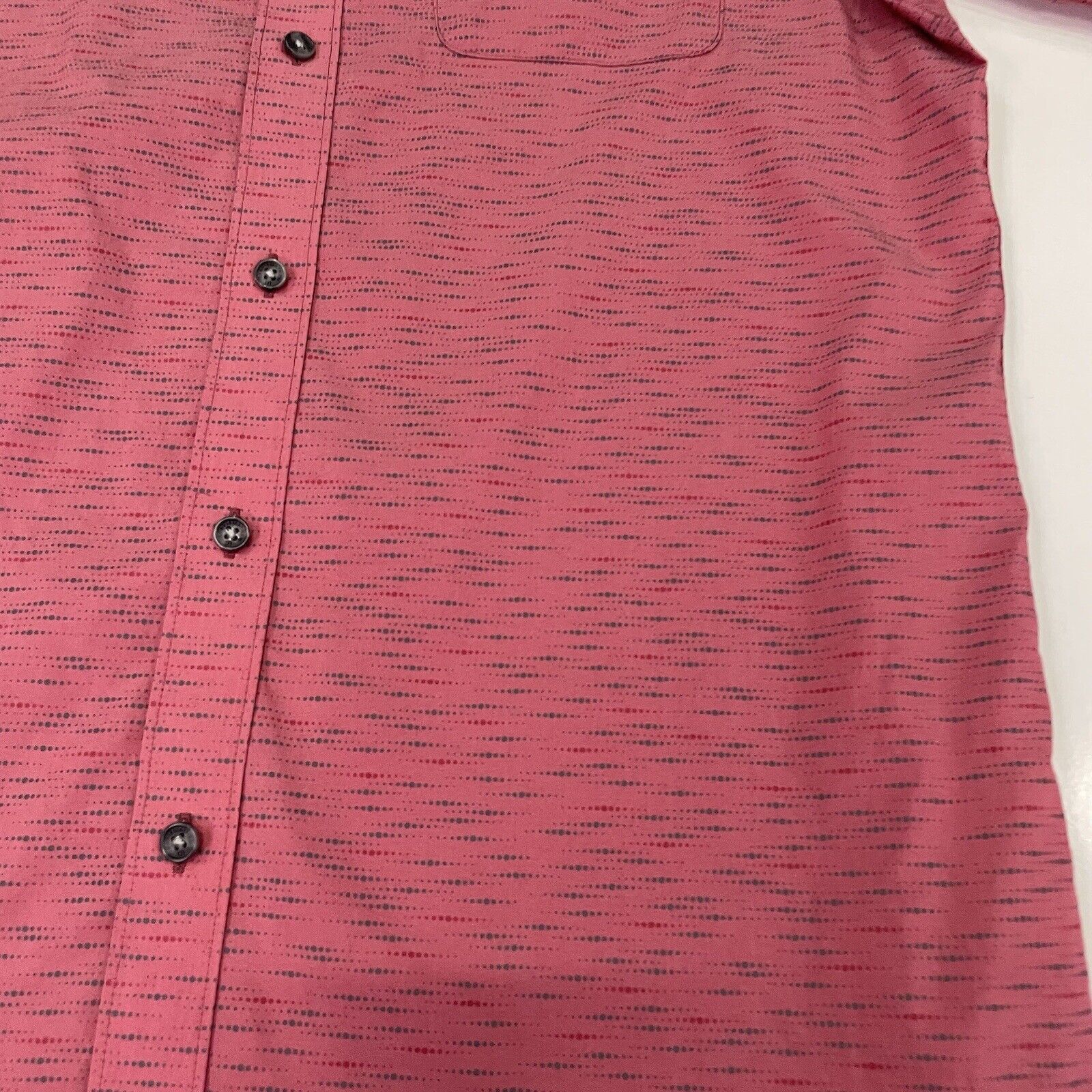 TravisMathew Travis Mathew Men's Heather Earth Red Button Shirt Size M Size US M / EU 48-50 / 2 - 4 Thumbnail
