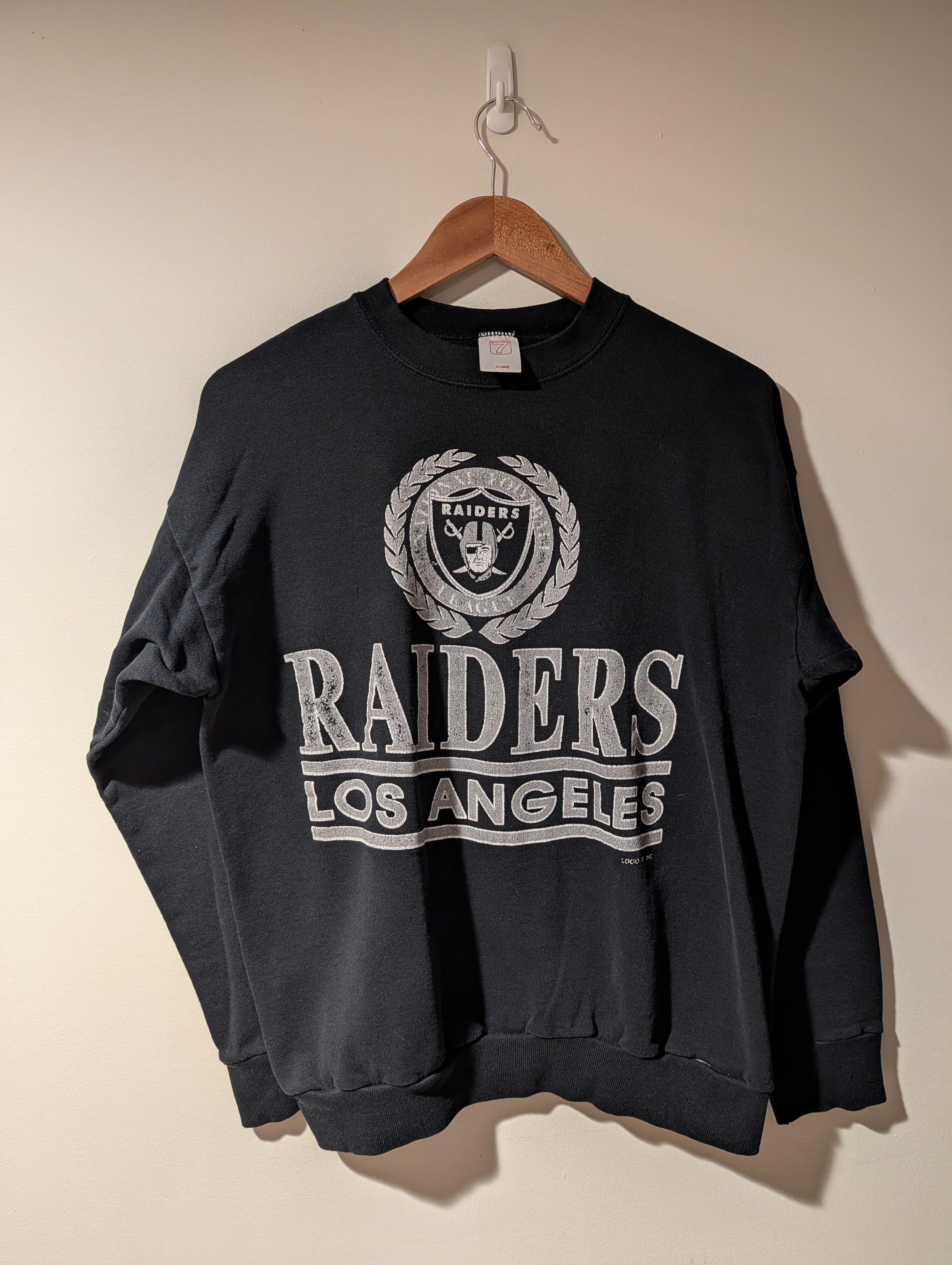 NFL Vintage Raiders Los Angeles NFL Kids X-Large Sweatshirt Size US XL / EU 56 / 4 - 1 Thumbnail