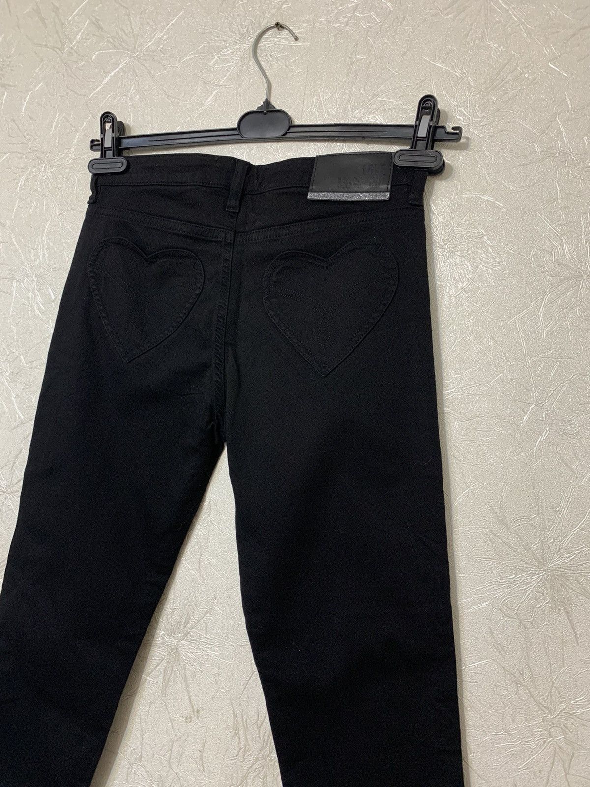 Love Moschino × Moschino Love Moschino Heart Pocket Women’s Black Skinny Jeans Size 27" / US 4 / IT 40 - 1 Thumbnail