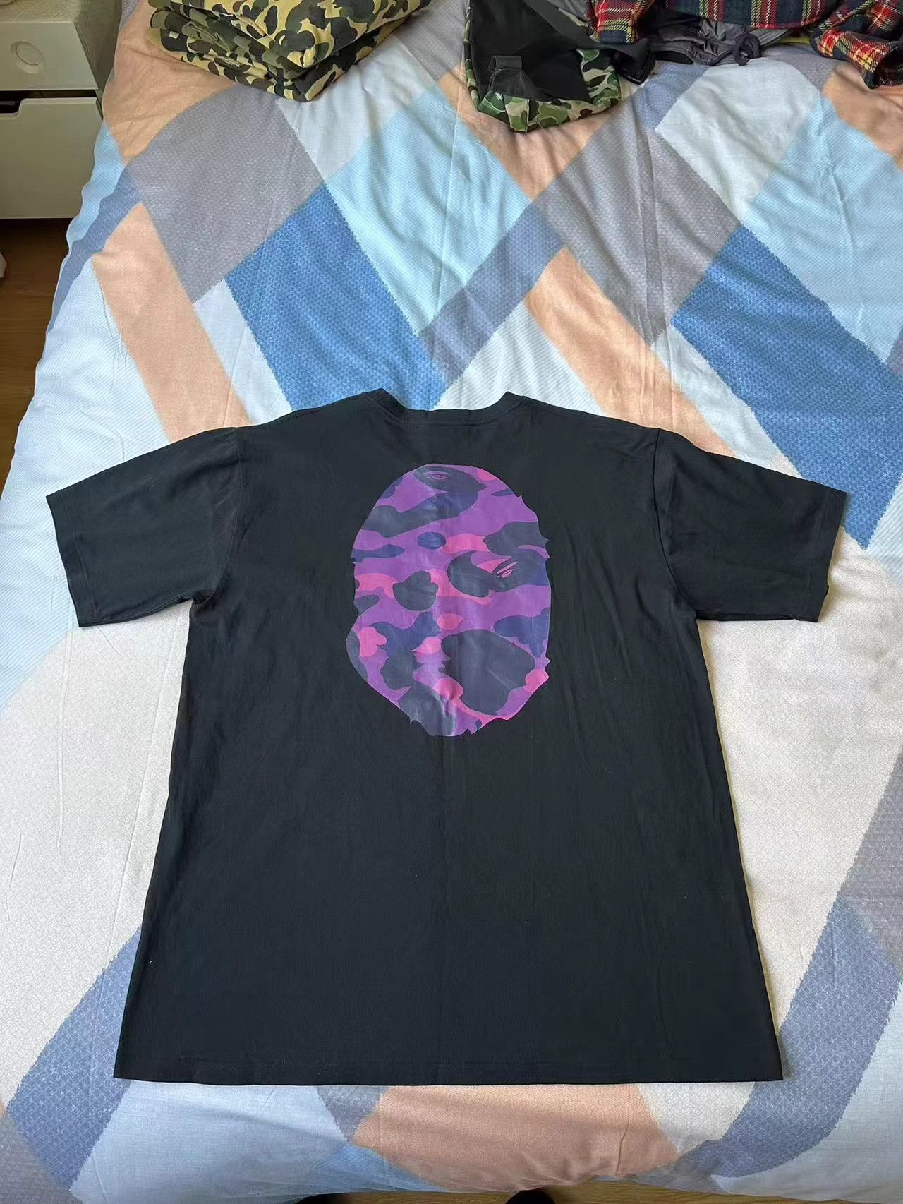 Bape BAPE Ape Print Short Sleeve T-Shirt K5 Size US XXL / EU 58 / 5 - 2 Thumbnail