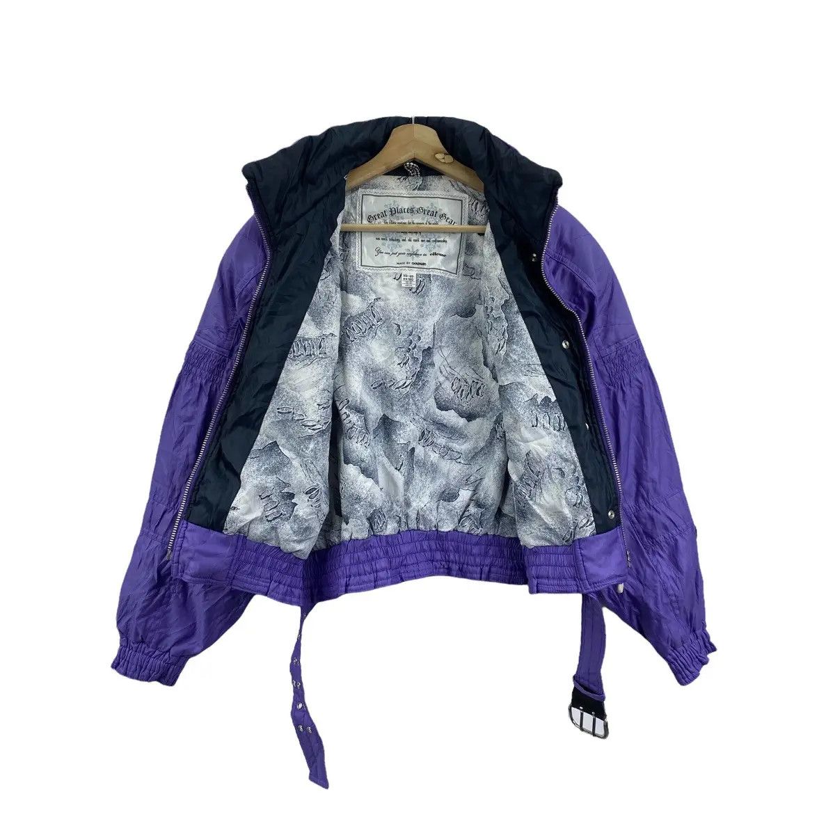Ellesse Vtg 90’ ELLESSE GOLDWIN JAPAN Ski Winter Bomber Jacket Size L / US 10 / IT 46 - 2 Thumbnail