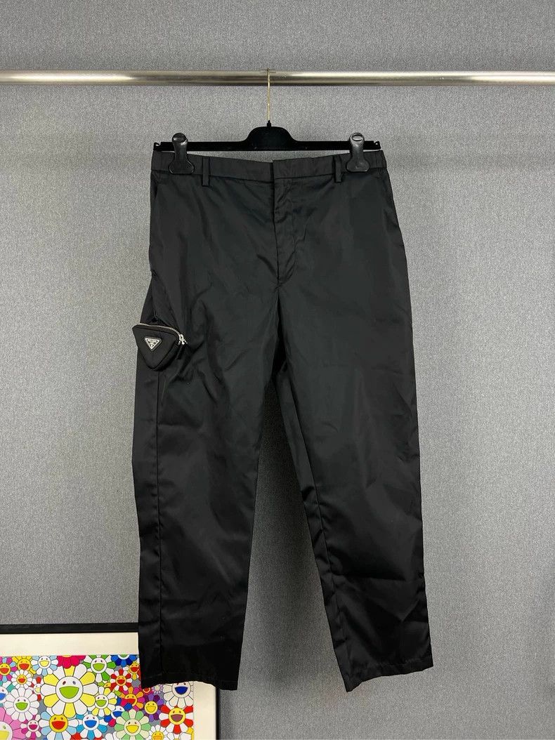 Prada Prada Nylon trousers with triangle-labeled pockets 2503-Nex Size US 34 / EU 50 - 1 Thumbnail