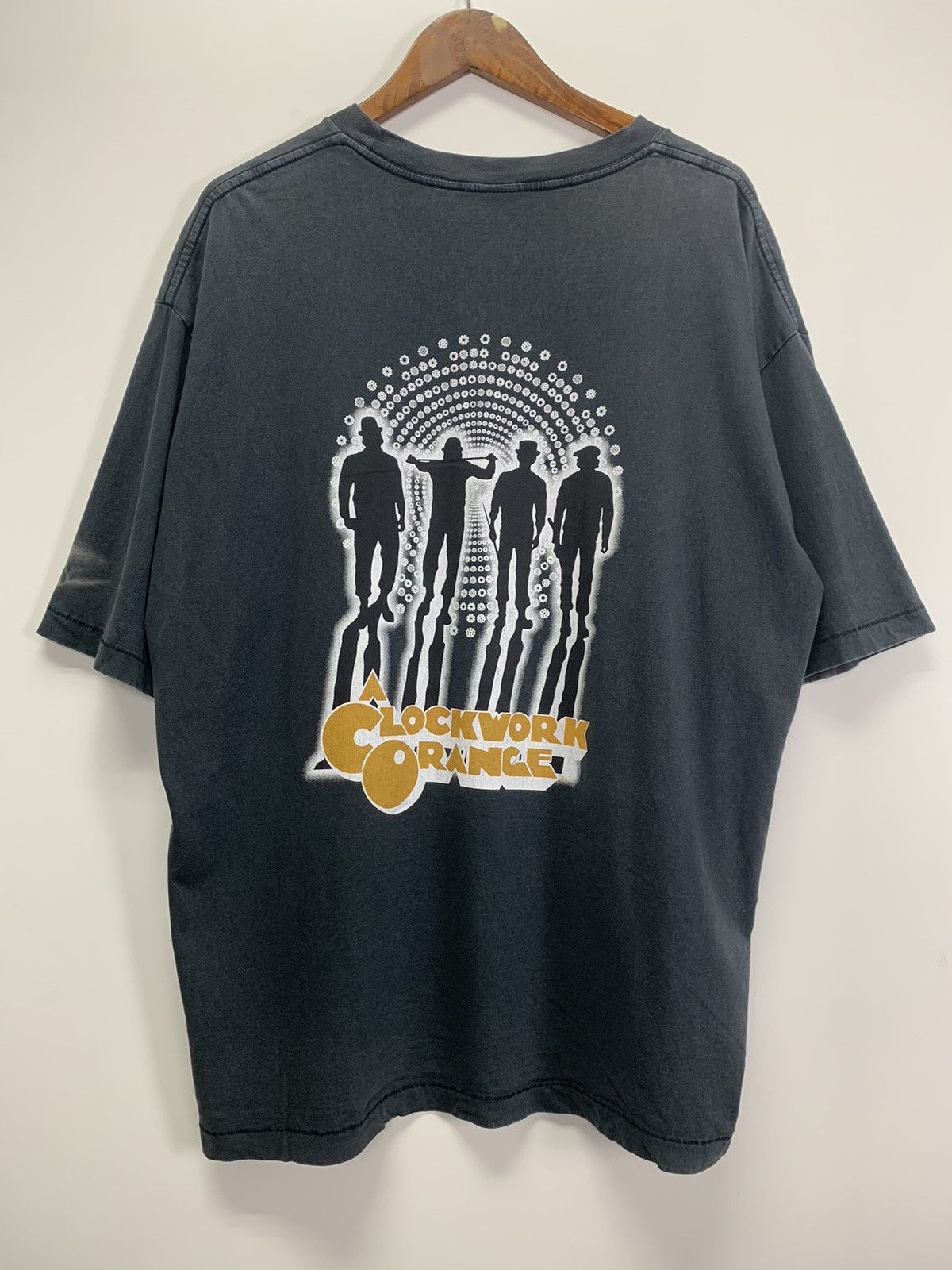 Vintage Vintage Clockwork Orange Movie sun faded tee Size US XL / EU 56 / 4 - 1 Thumbnail