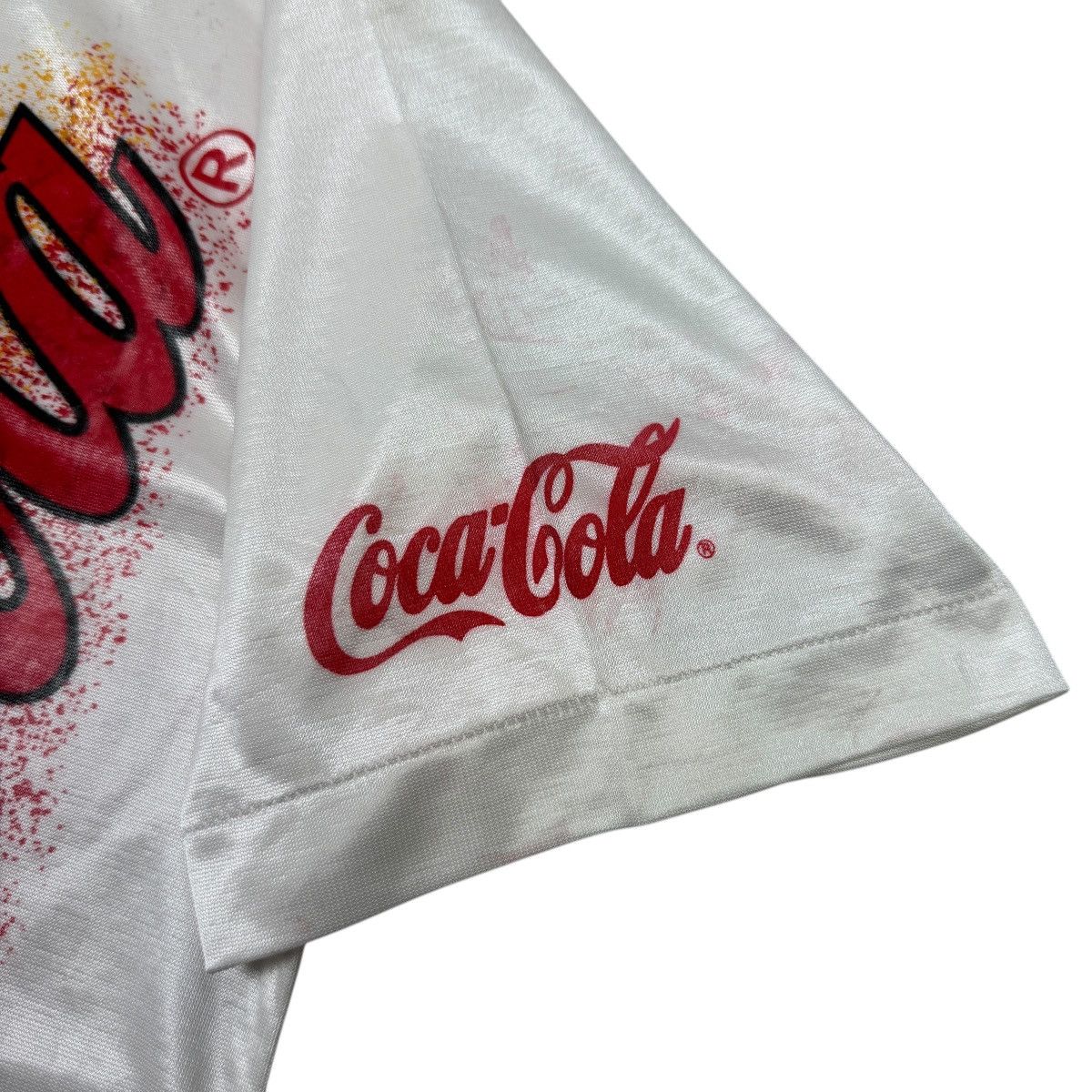 Coca Cola × Puma × Vintage 💥Vintage 90s Puma x Coca-Cola V-Neck Jersey Size US M / EU 48-50 / 2 - 6 Thumbnail