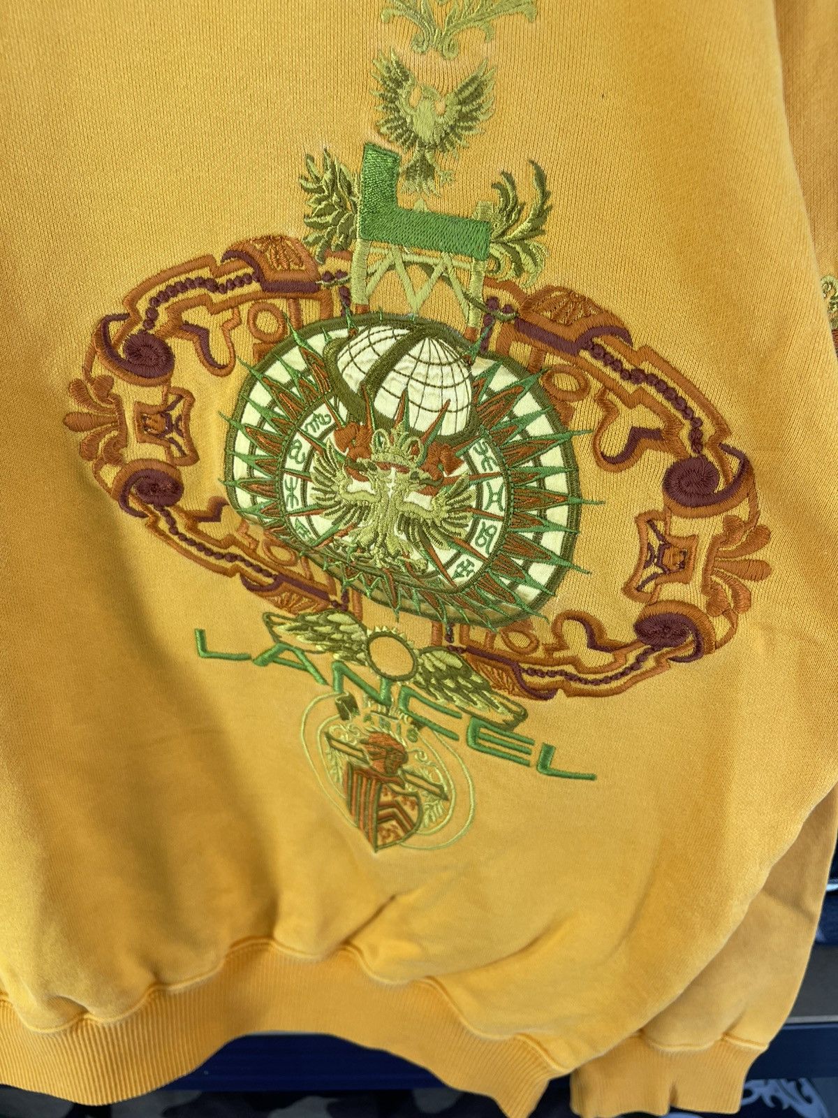 Lancel Vintage Lancel Paris Embroidered Sweatshirt Size US L / EU 52-54 / 3 - 6 Thumbnail