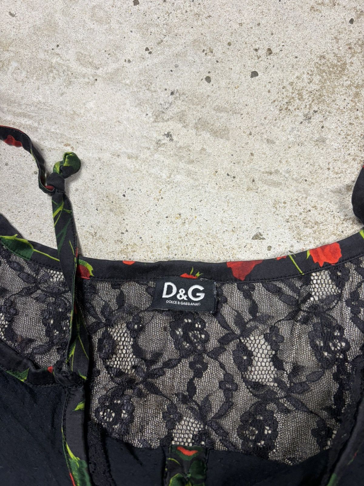 Dolce & Gabbana 2000s Dolce & Gabbana Black Floral Trims Top Corset Size L / US 10 / IT 46 - 10 Thumbnail