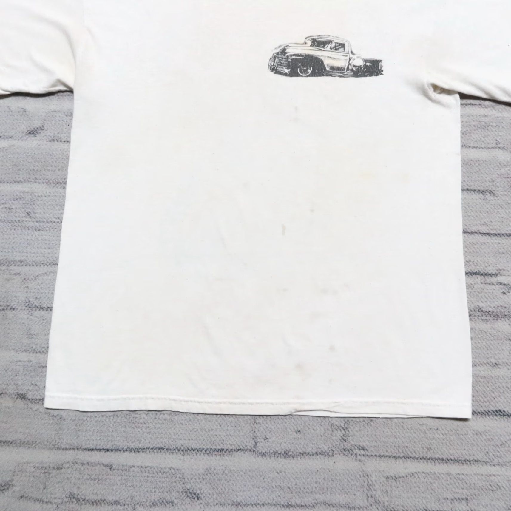 Vintage Vintage Crazy Azteca Shirt L Men White 90s Lowrider Cholo Shirt Size US L / EU 52-54 / 3 - 4 Thumbnail
