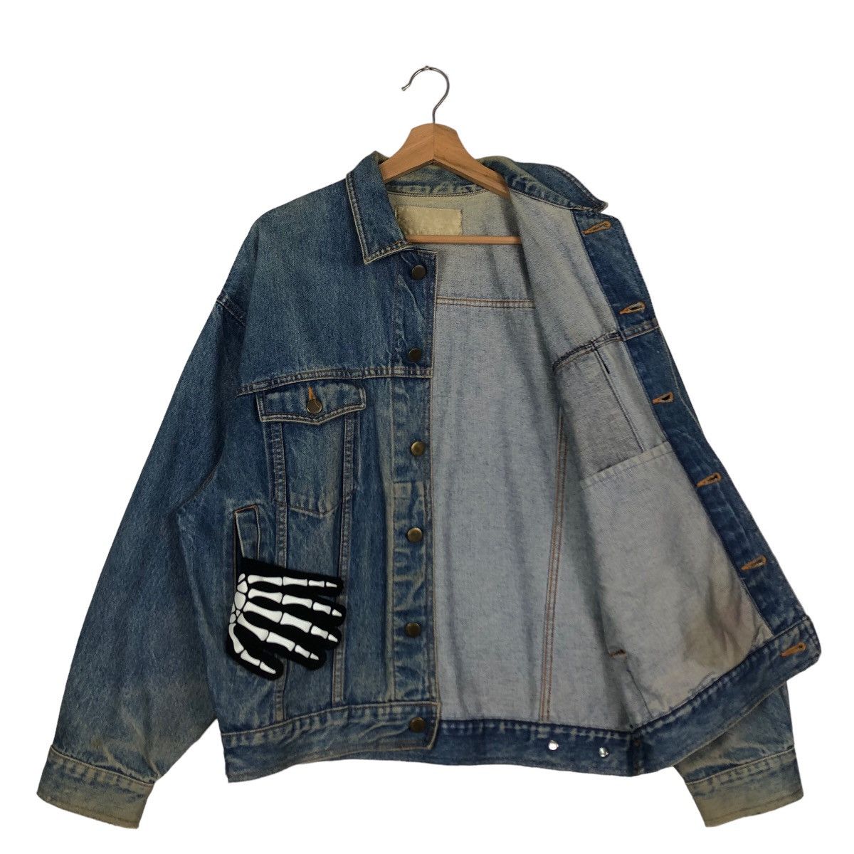 Japanese Brand 🔥90’s Vintage Denim Trucker Jacket Inspire Issey Miyake Size US M / EU 48-50 / 2 - 8 Thumbnail