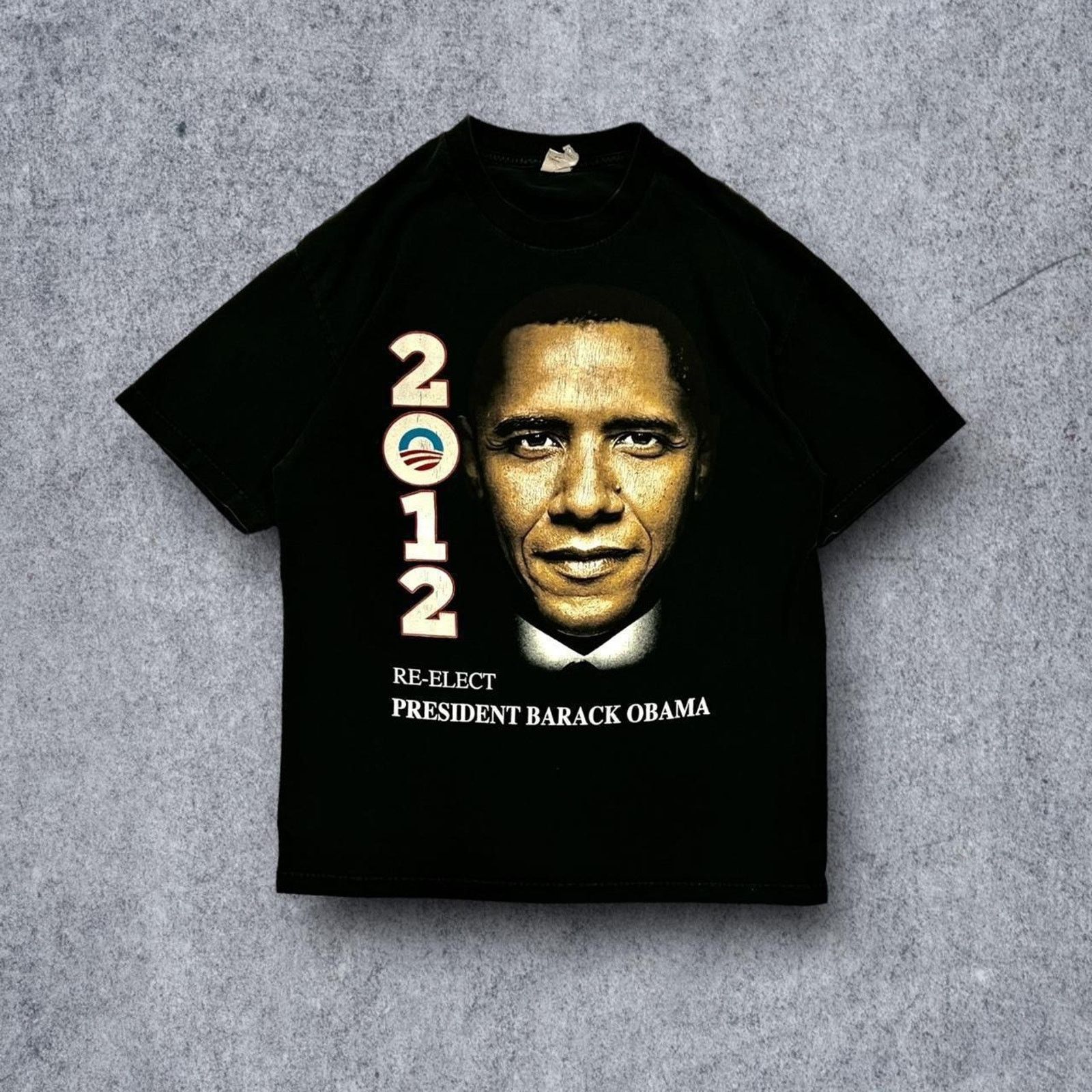 Other Barack Obama Re-elect President 2012 Black T-Shirt Size US L / EU 52-54 / 3 - 1 Thumbnail