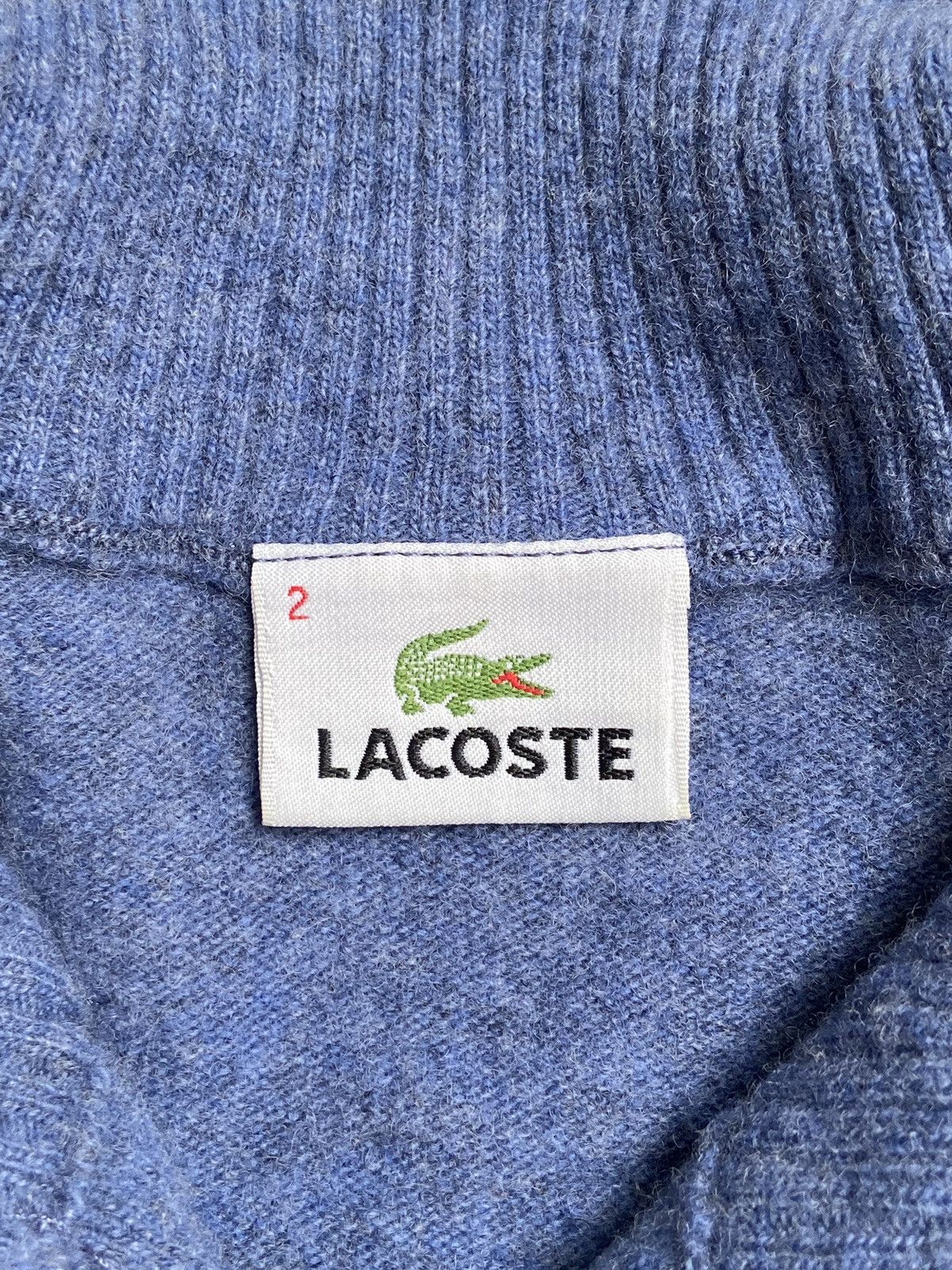 Lacoste LACOSTE Blue Knit Sweaters Size US XS / EU 42 / 0 - 11 Thumbnail