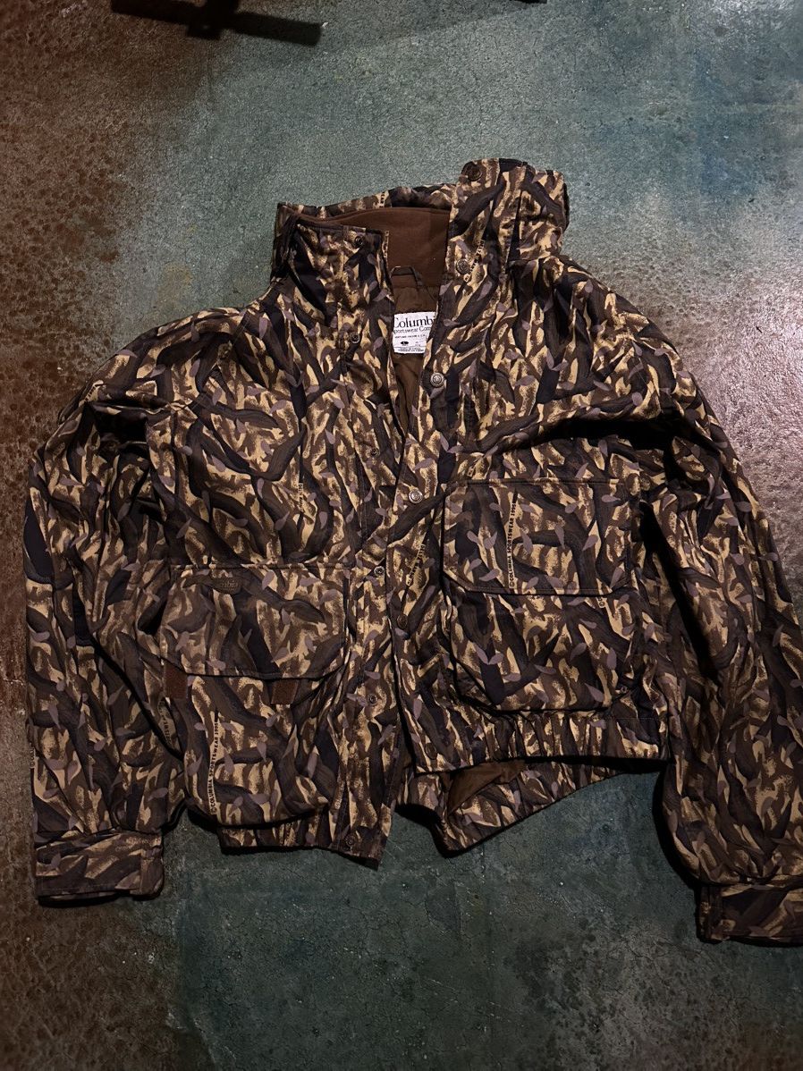 Columbia × Vintage COLUMBIA CAMO HUNTING JACKET Size US L / EU 52-54 / 3 - 1 Thumbnail