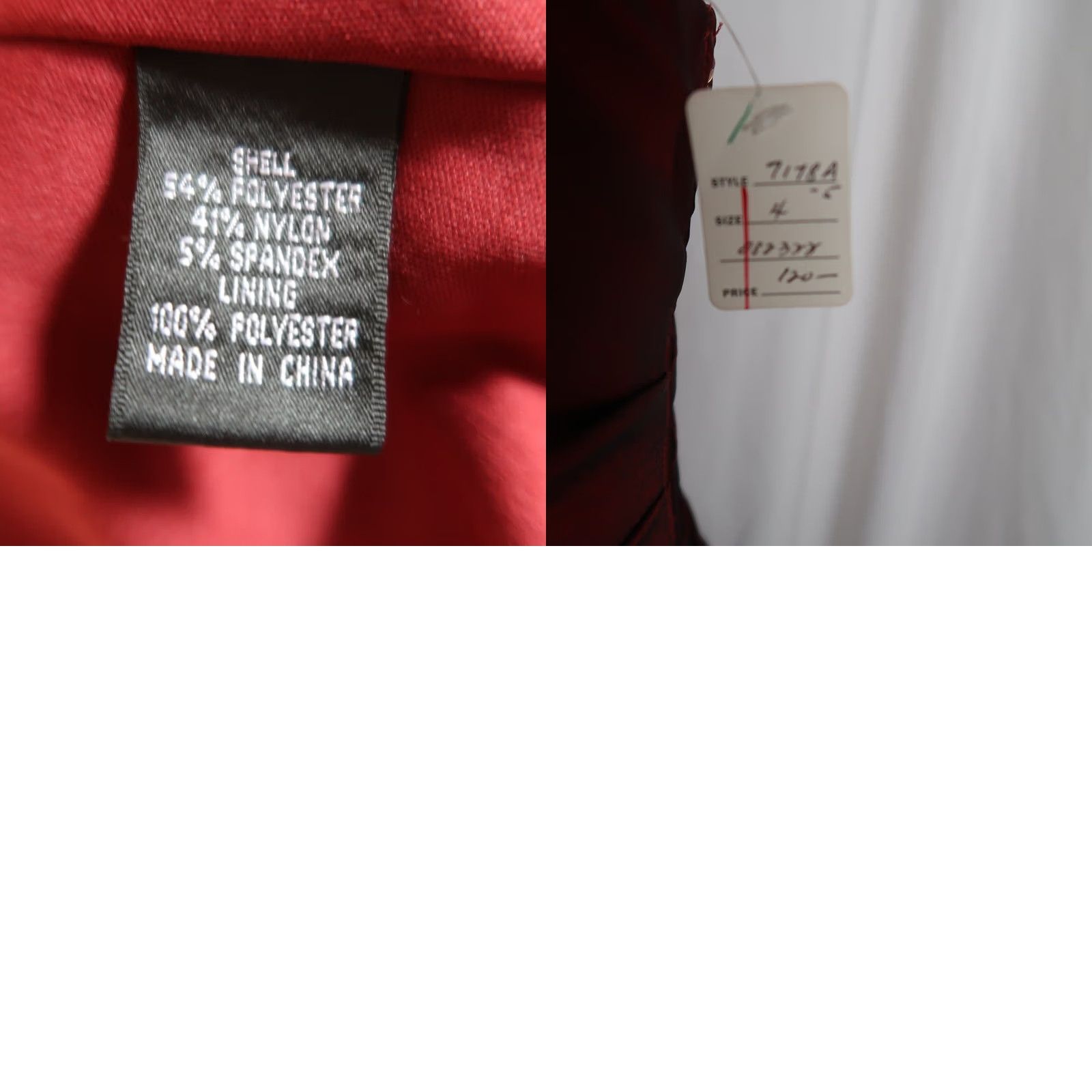 Adrianna Papell VINTAGE Hailey Adrianna Papell Gown Size 4 Burgundy Shiny Taffeta One Shoulder Y2K Size S / US 4 / IT 40 - 8 Thumbnail