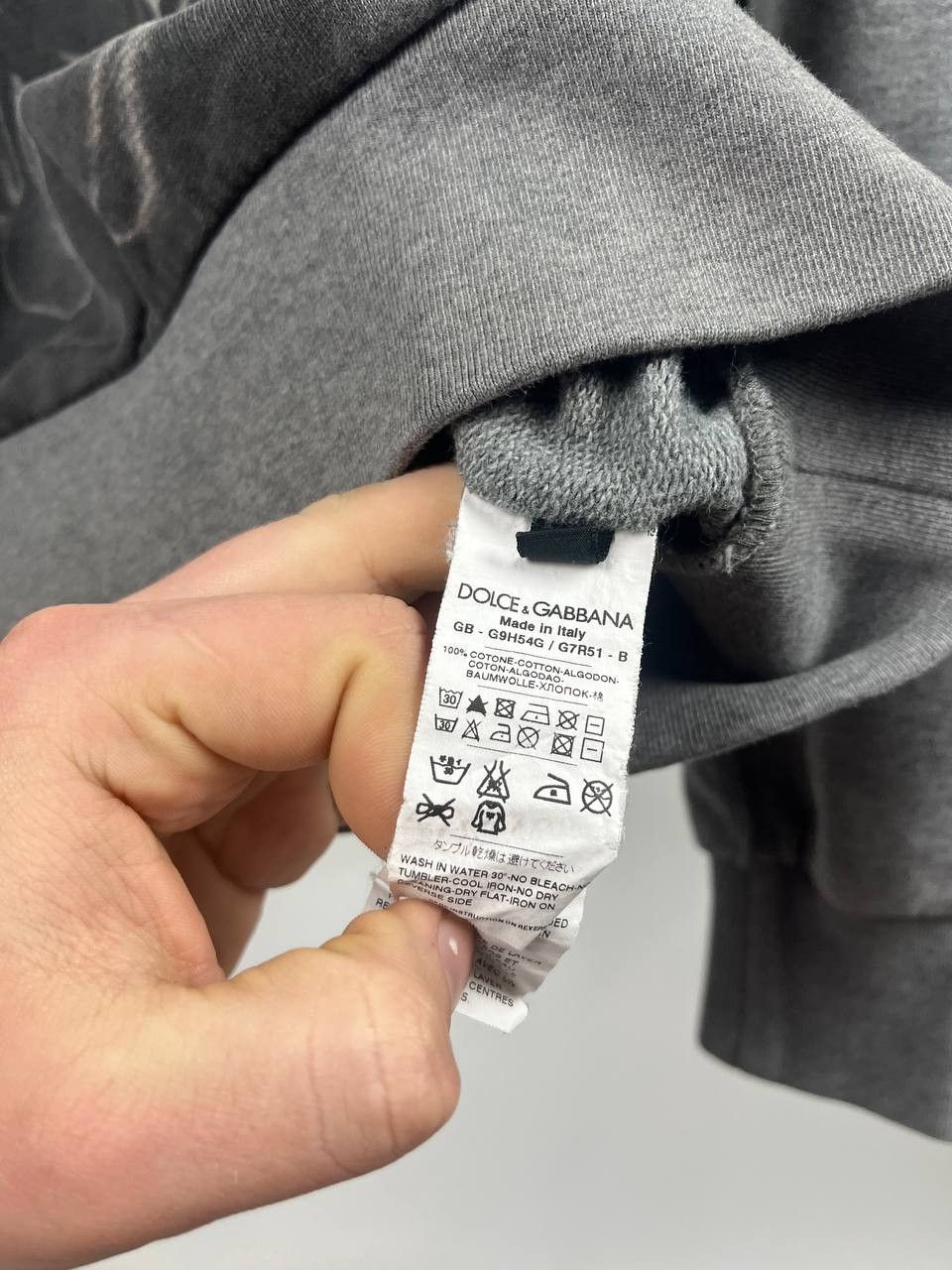 Dolce & Gabbana Dolce & Gabbanna Rocky Marciano Grey Hoodie Size 44 Size US S / EU 44-46 / 1 - 10 Thumbnail