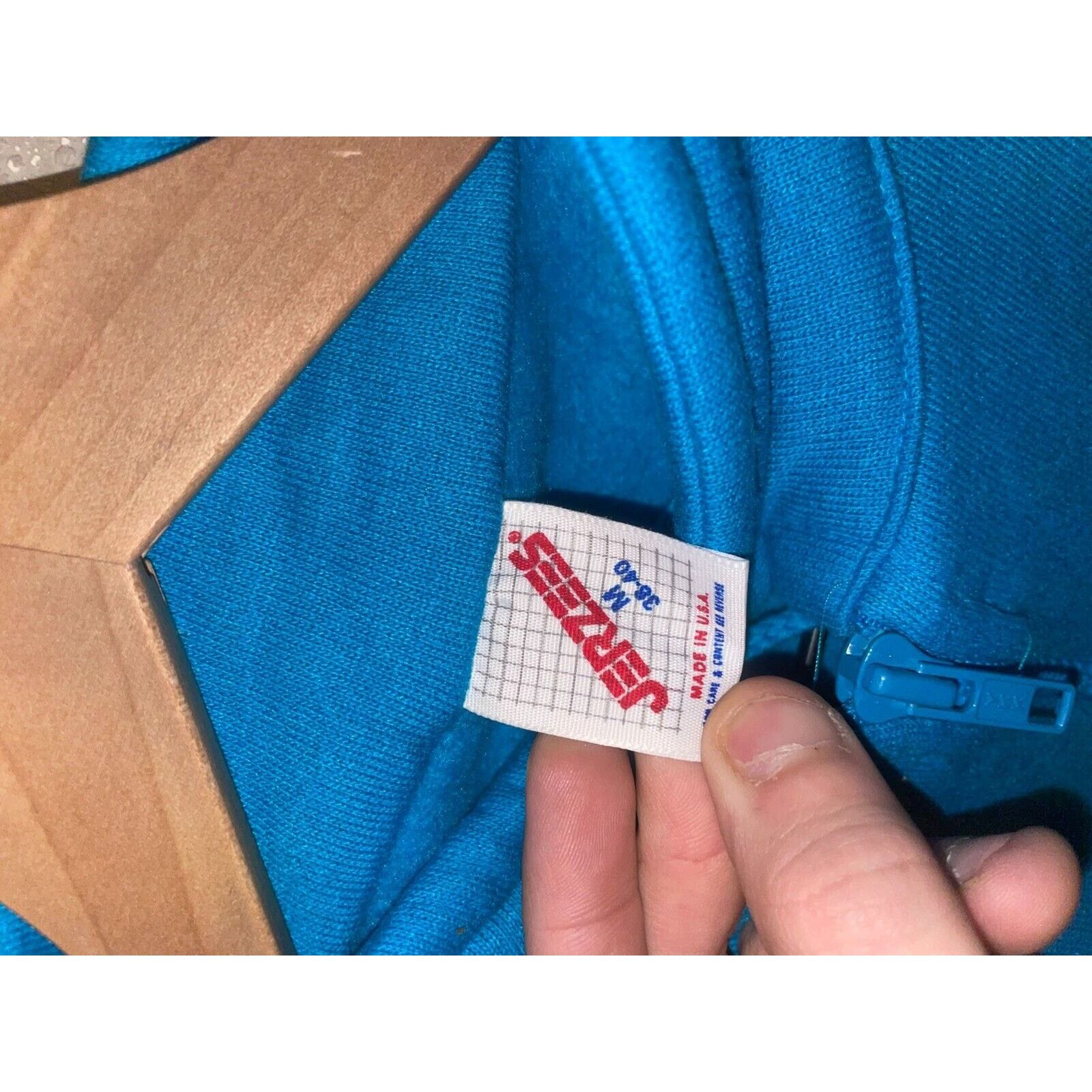 Jerzees Vintage Jerzees 1/4 Zip Sweatshirt Montana Blue Crewneck 90s Size US M / EU 48-50 / 2 - 6 Thumbnail