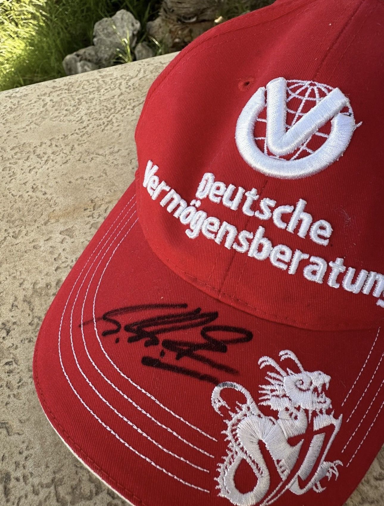 Ferrari × Vintage Ferrari Cap Racing Red Vintage Size ONE SIZE - 9 Thumbnail