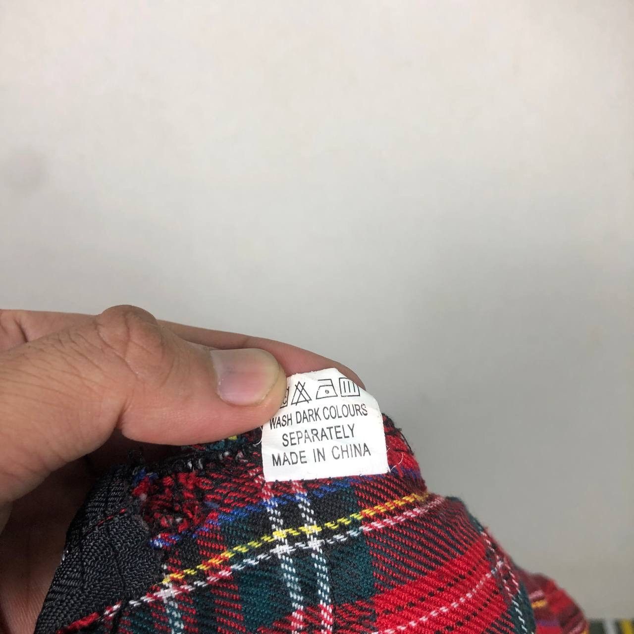 Seditionaries Vintage 90s Punk Red Plaid Tartan Harajuku Gothic Skirt Size 29" - 9 Thumbnail