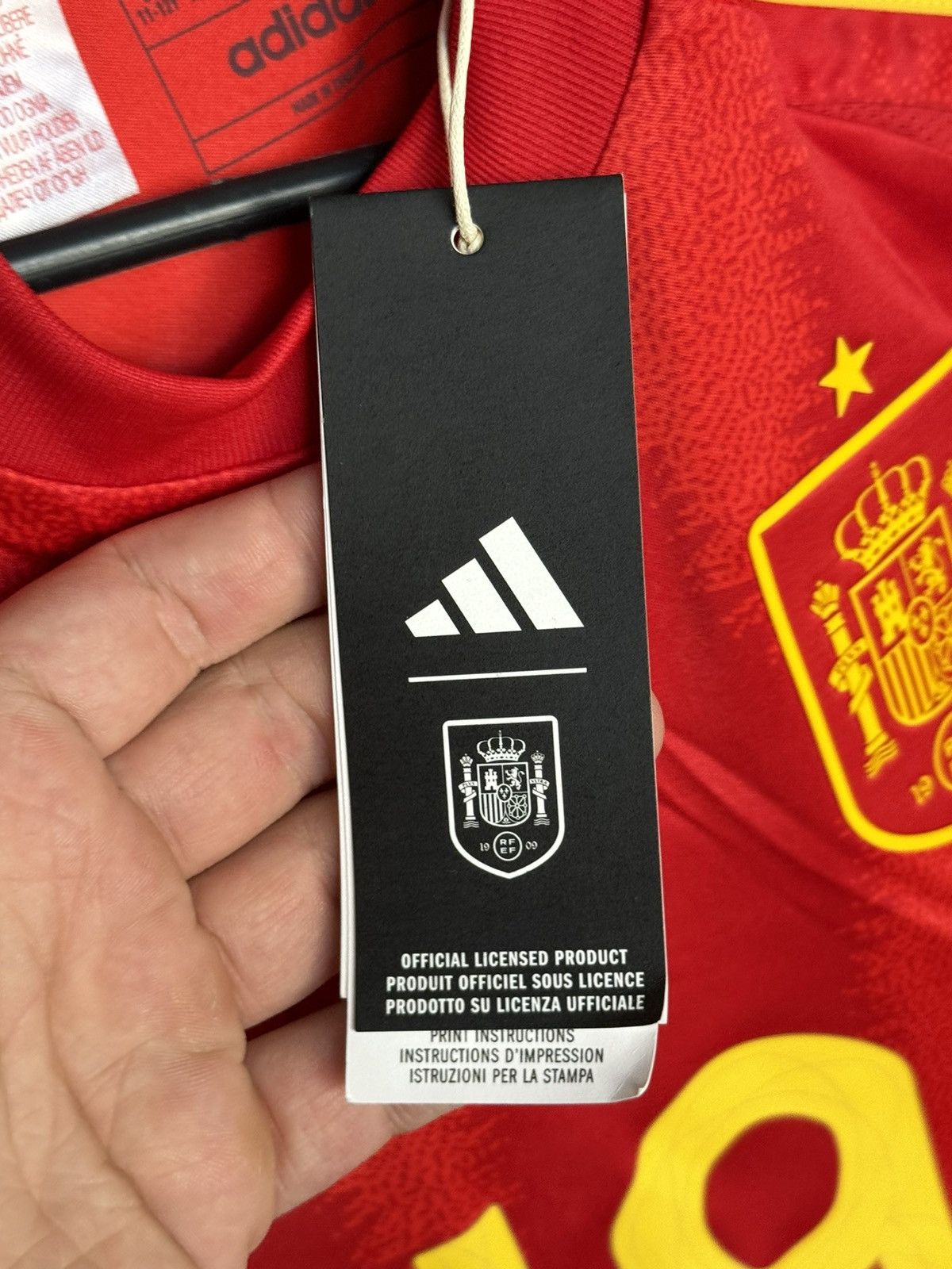 Adidas KIDS New Spain 24/25 Home Yamal Football Jersey T-Shirt Size US XS / EU 42 / 0 - 9 Thumbnail