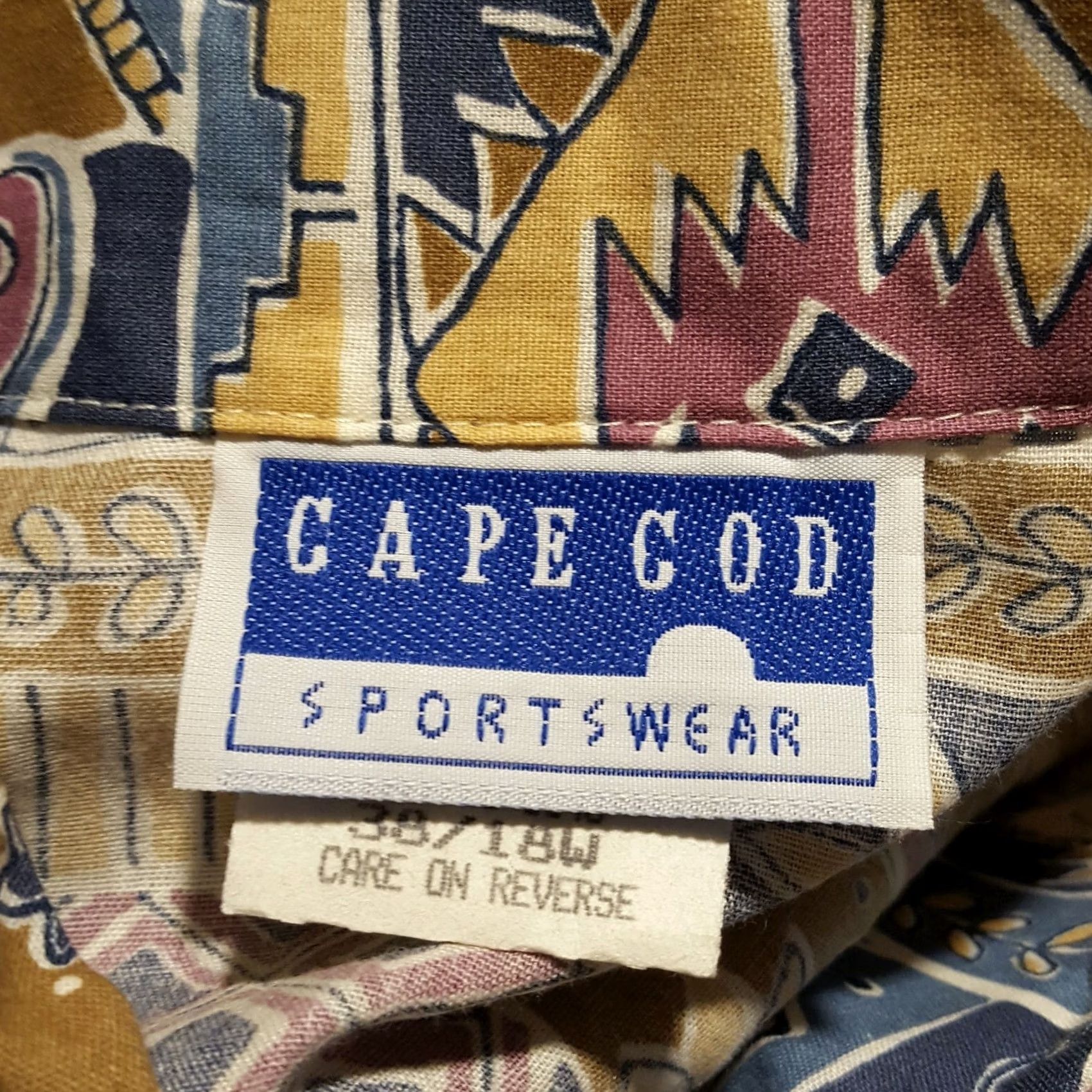 Vintage VINTAGE Cape Cod Shirt Womens 18W 38 Long Sleeve Heart Golf Print Casual Shirt Top Size XS / US 0-2 / IT 36-38 - 7 Thumbnail