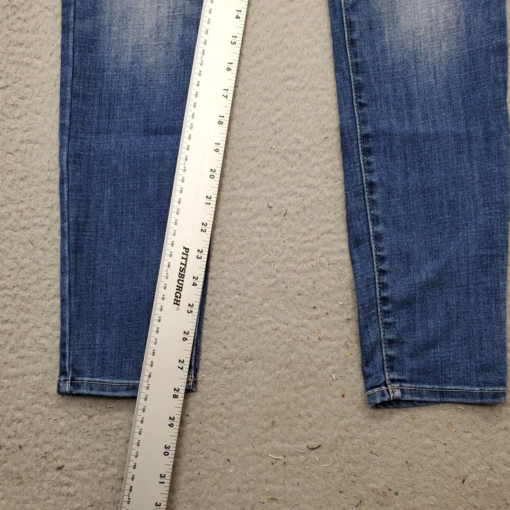 Lucky Brand Lucky Brand Stella Skinny Jeans Women’s 4/27 Blue Denim 5-Pocket Design Jeans Color Blue Women Size 27" / US 4 / IT 40 - 4 Thumbnail