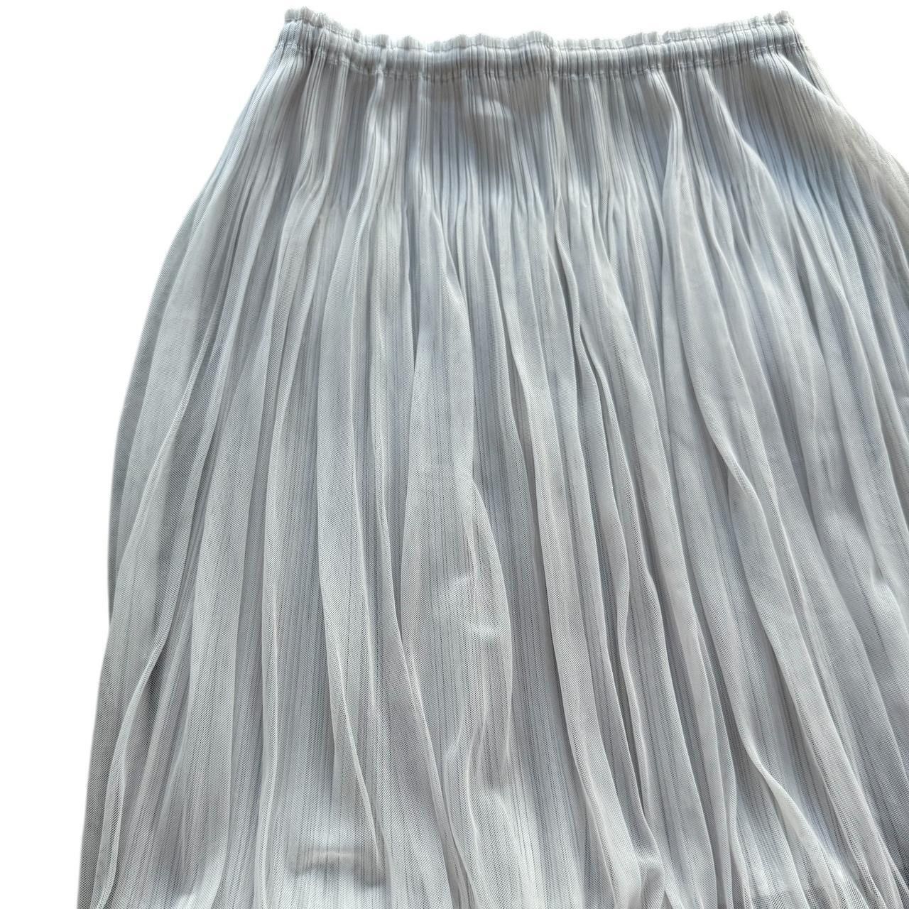 Pleats Please Issey Miyake RARE Pleats Please Issey Miyake grey bubble skirt Size 28" / US 6 / IT 42 - 2 Thumbnail