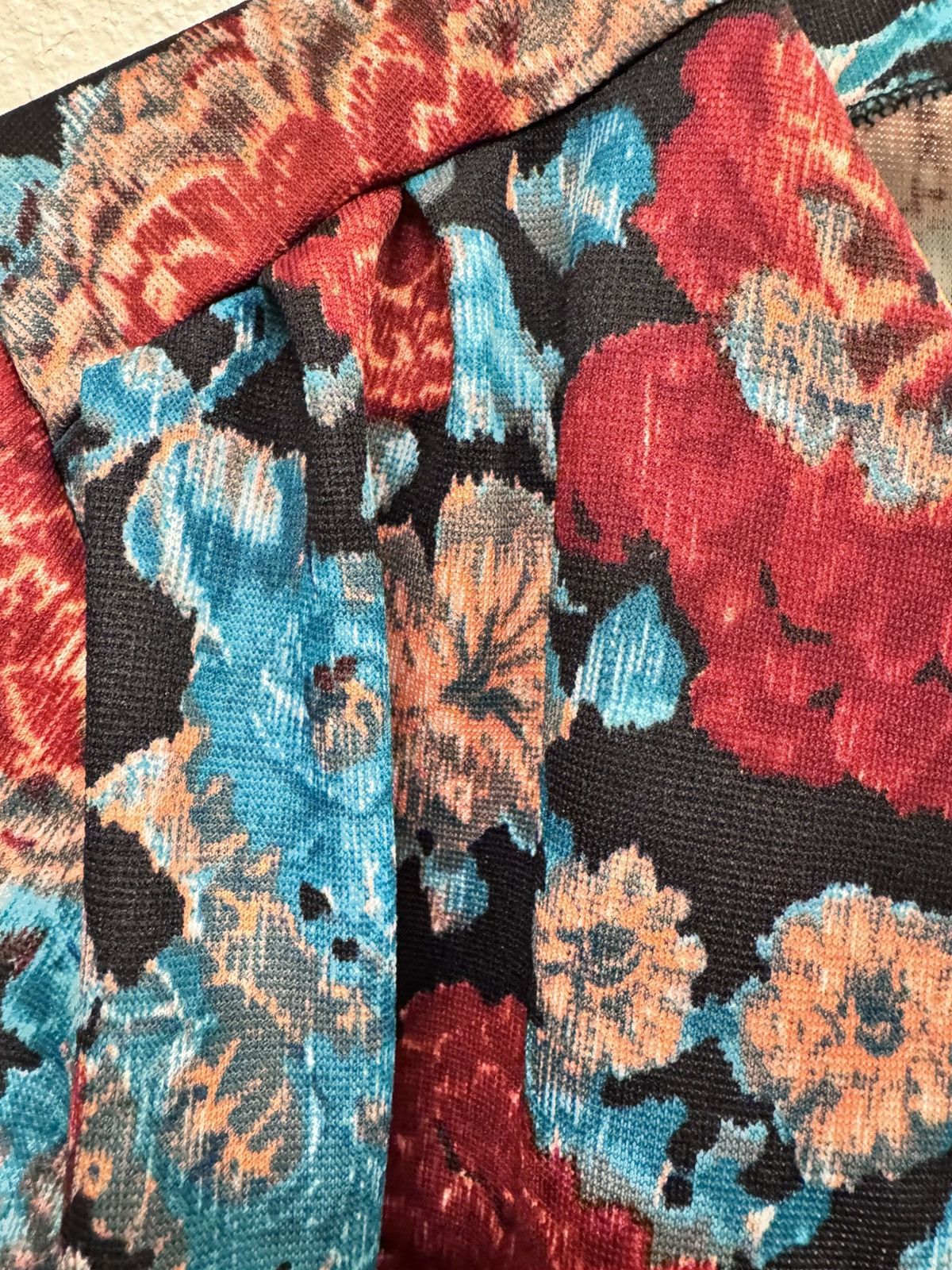 Other × Vintage Vintage Womens Floral 1980s Blazer Size XS / US 0-2 / IT 36-38 - 6 Thumbnail