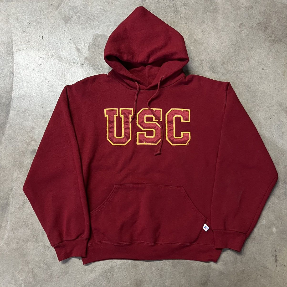 Russell Athletic × Vintage Vintage 2000’s USC Russell Athletic Pullover Hoodie Sweater Size US M / EU 48-50 / 2 - 3 Thumbnail