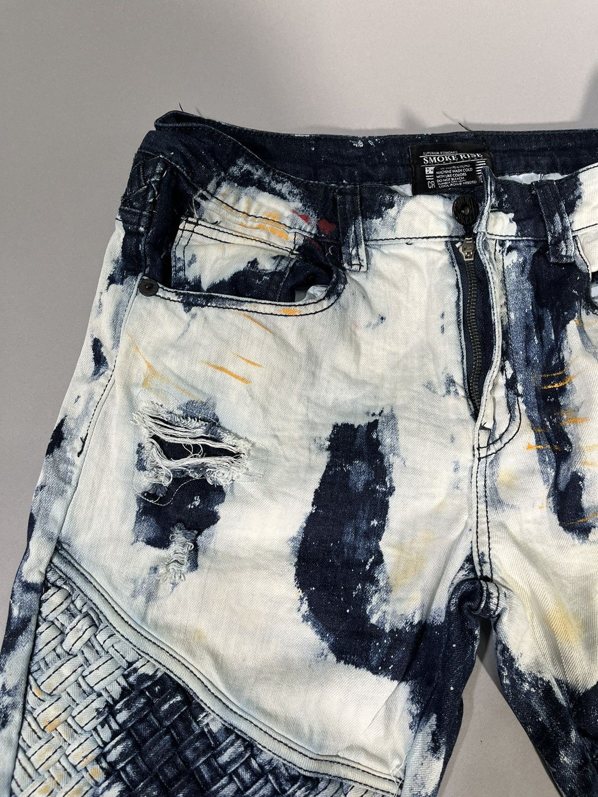 Smoke Rise Smoke Rise Denim Ugly Y2K Cyber Grunge Jeans Size US 32 / EU 48 - 8 Thumbnail