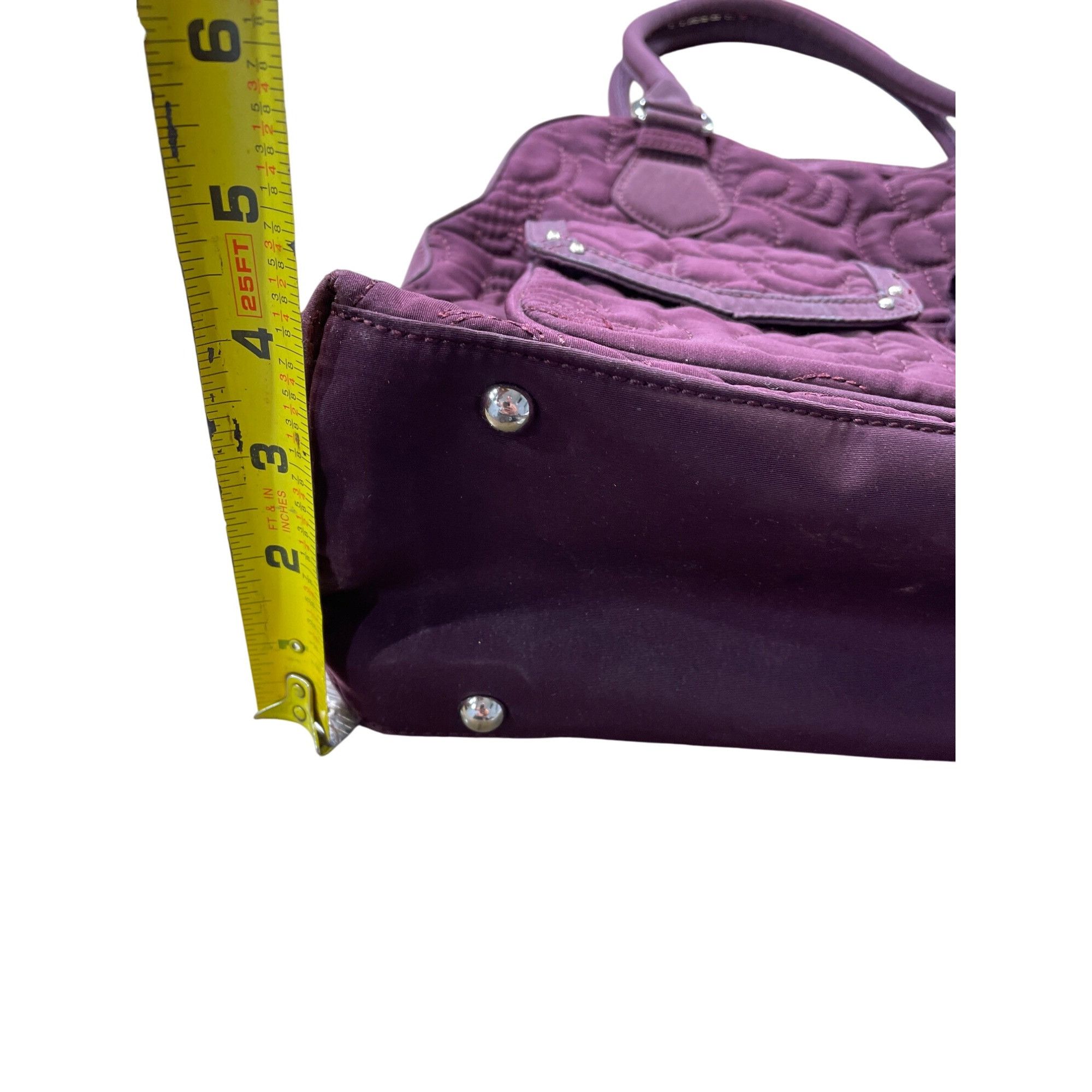 Vera Bradley Vera Bradley Womens Purple Quilted Medium Shoulder handbag m Size ONE SIZE - 10 Thumbnail
