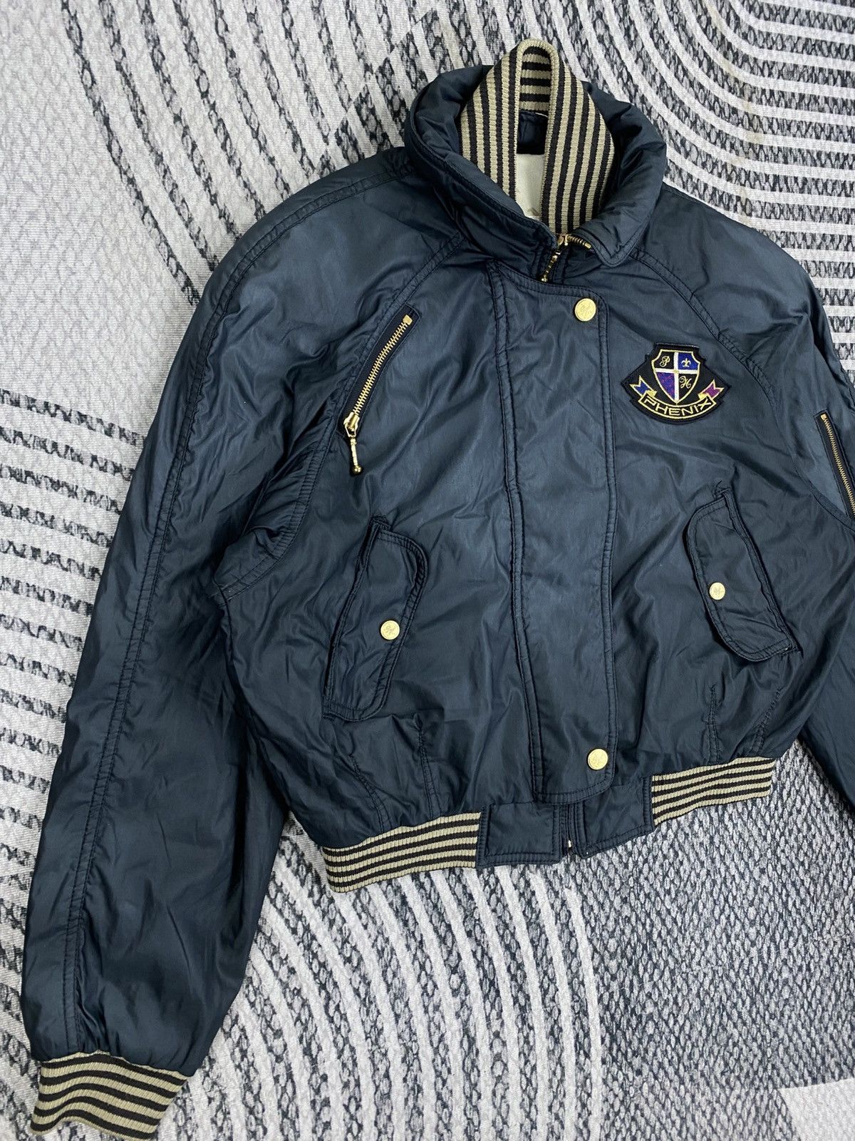 Phenix Vintage Phenix Ladies Patches Logo Jacket Size L / US 10 / IT 46 - 3 Thumbnail