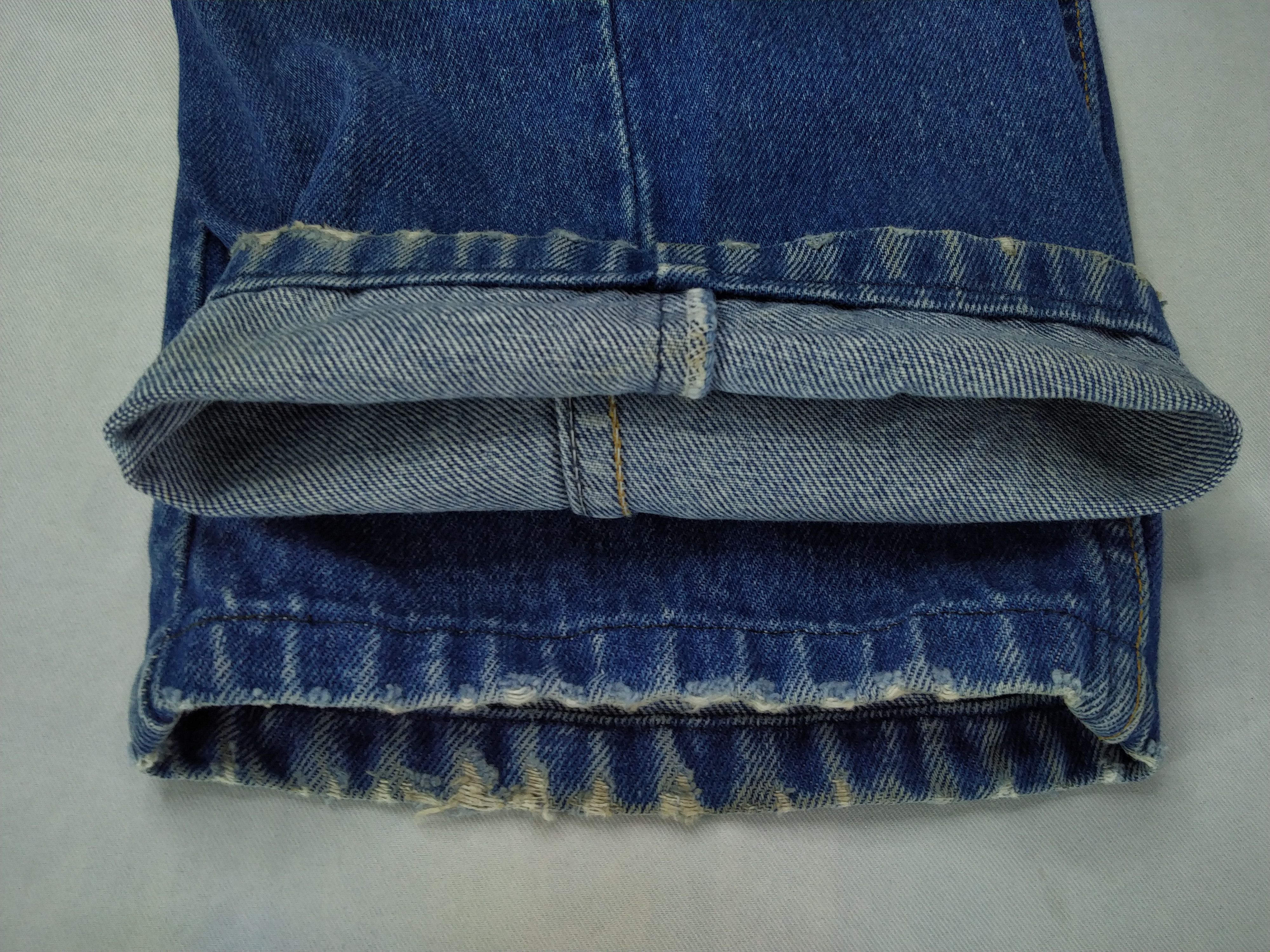 Levi's Distressed Vintage Levi's USA Denim 35x28.5 -JN278 Size US 35 - 17 Thumbnail