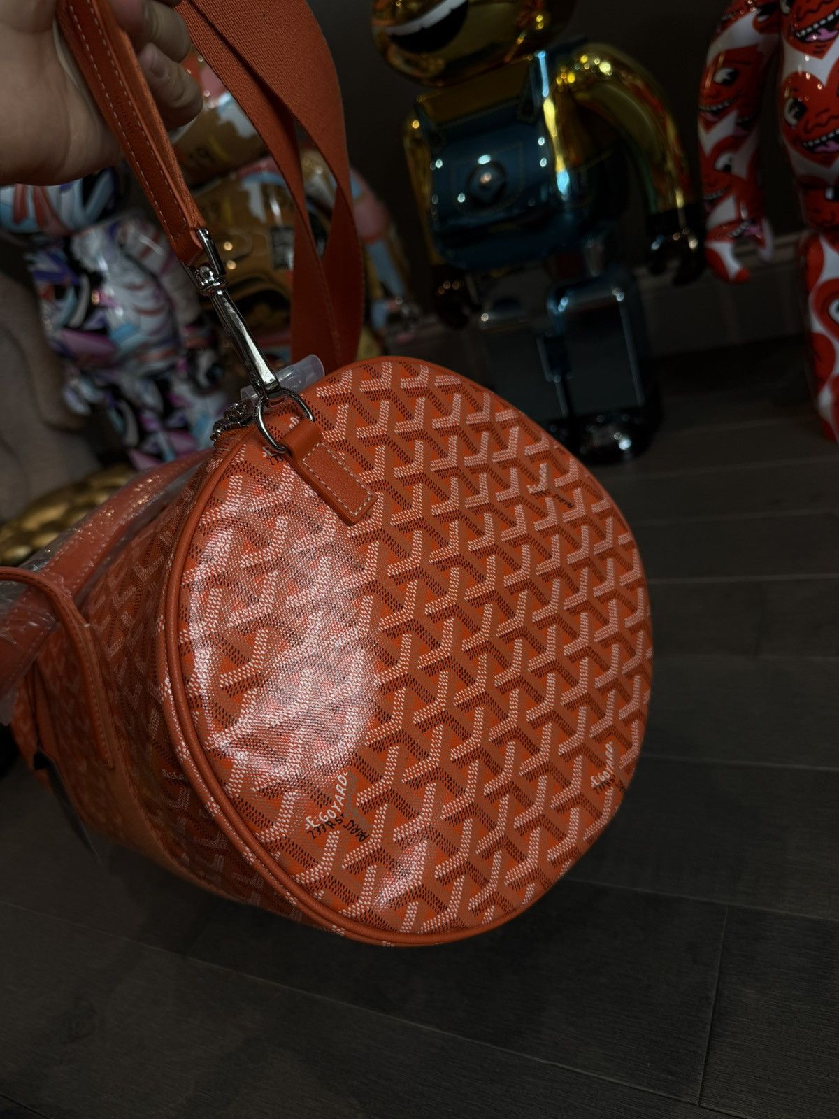 Goyard Goyard Barrel 40 Sports Bag Orange New Size ONE SIZE - 4 Thumbnail