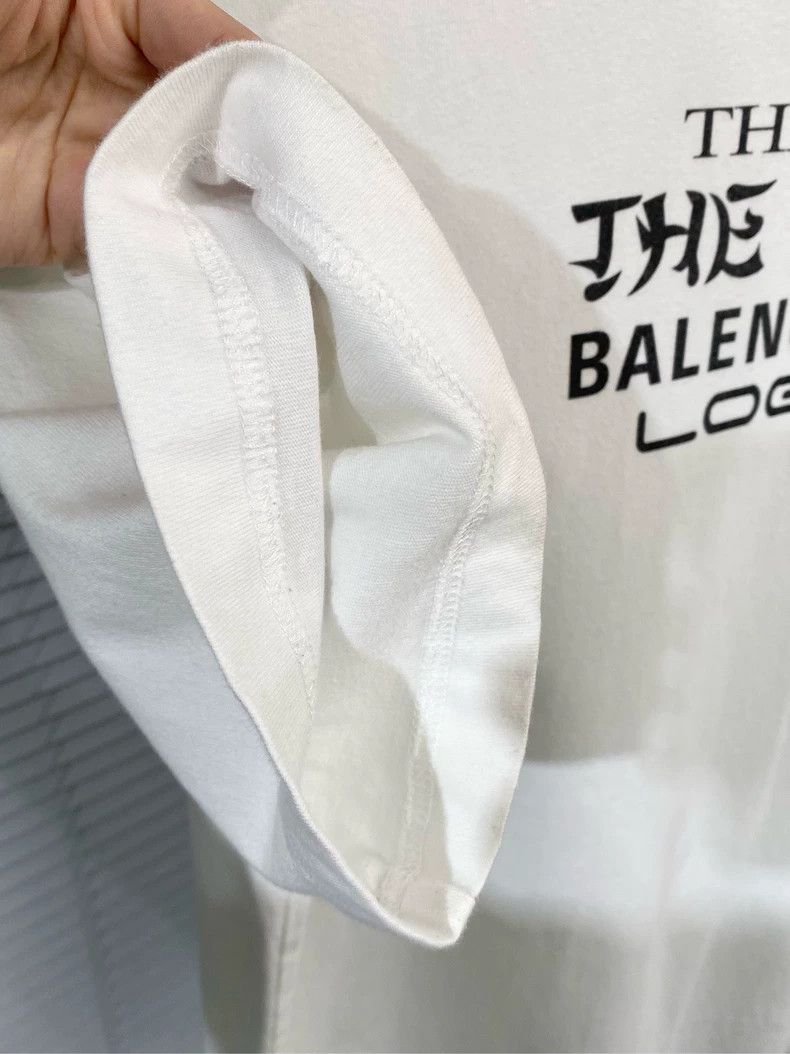 Balenciaga Balenciaga Front and back lettered printed logo short sleev Size US S / EU 44-46 / 1 - 4 Thumbnail